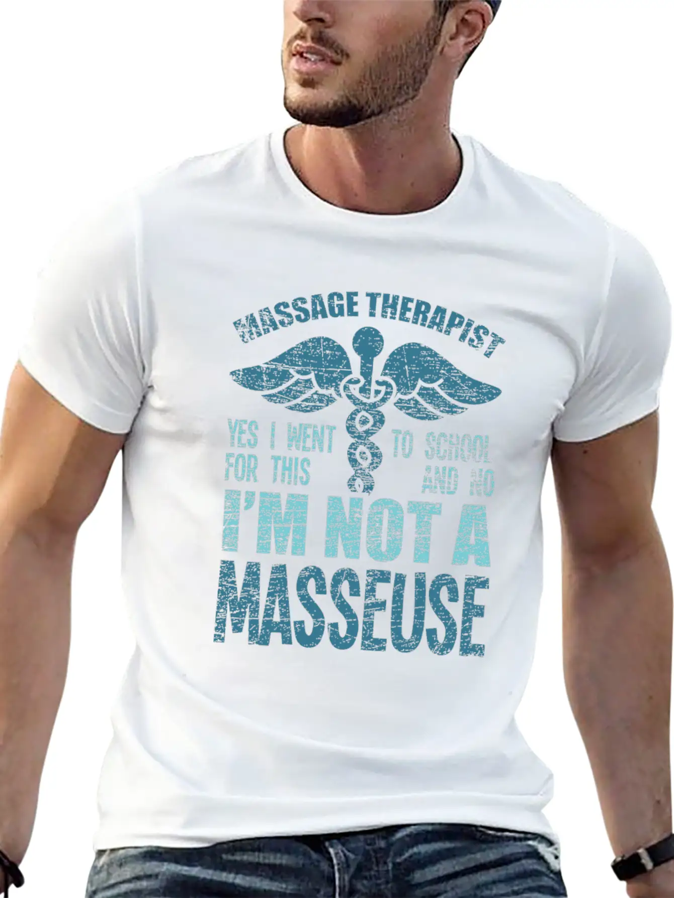 Massage Therapist Therapy Basic Graphic T-Shirt – Daily Comfort In Soft Cotton