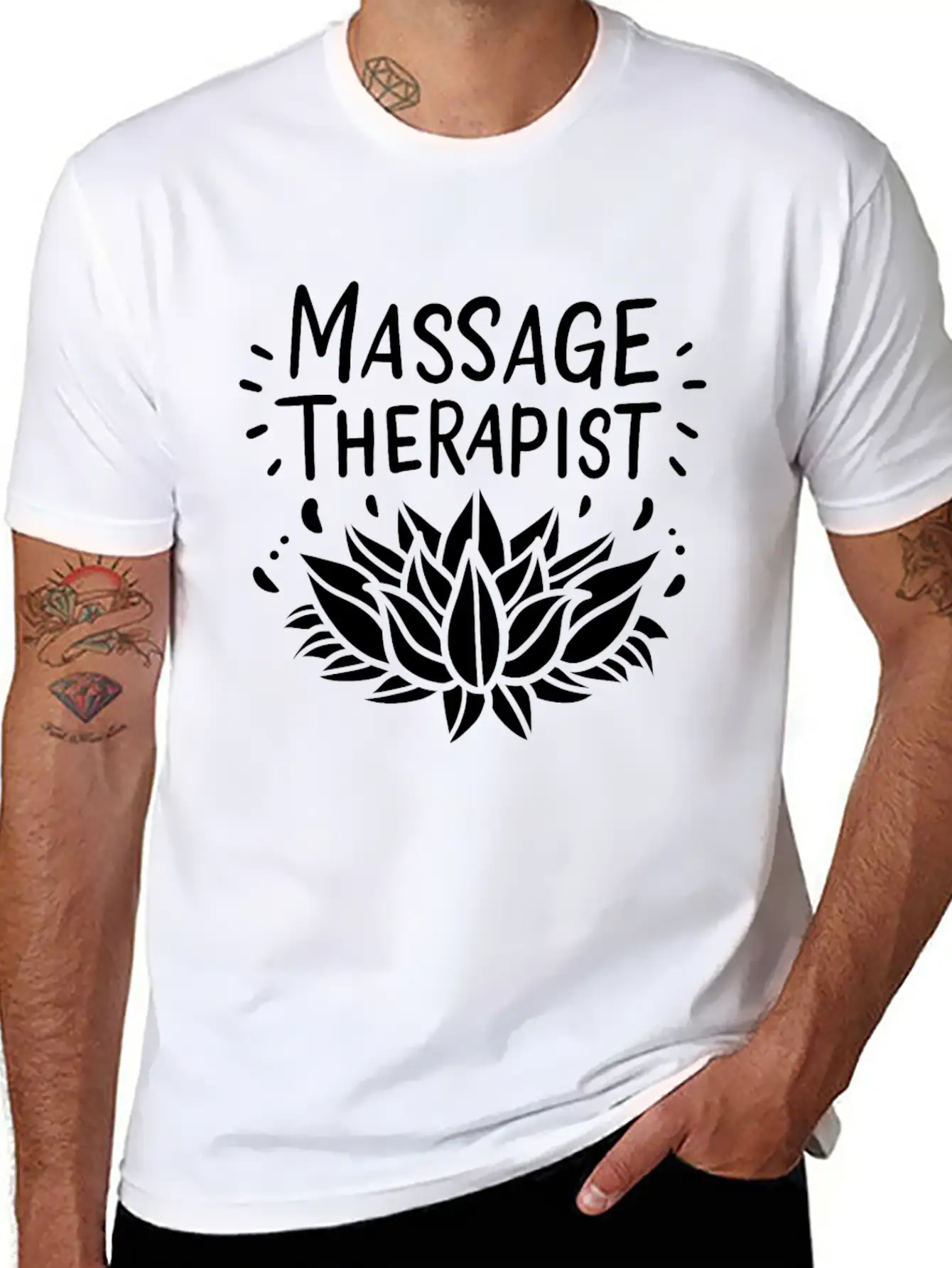 Massage Therapist Timeless Short Sleeve Tee – Comfy And Minimalist Design