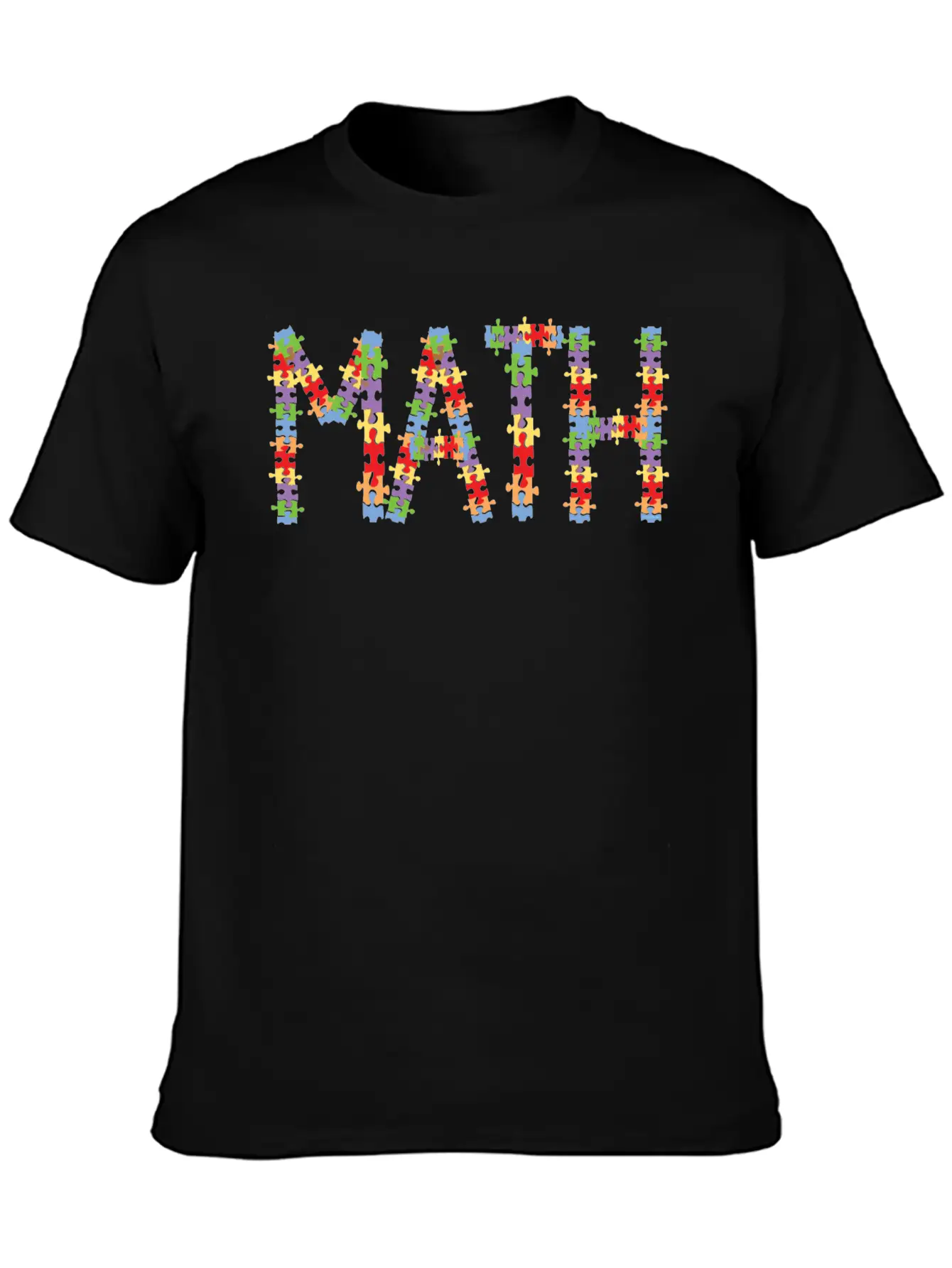 Math Jigsaw Timeless Short Sleeve Tee – Comfy And Minimalist Design