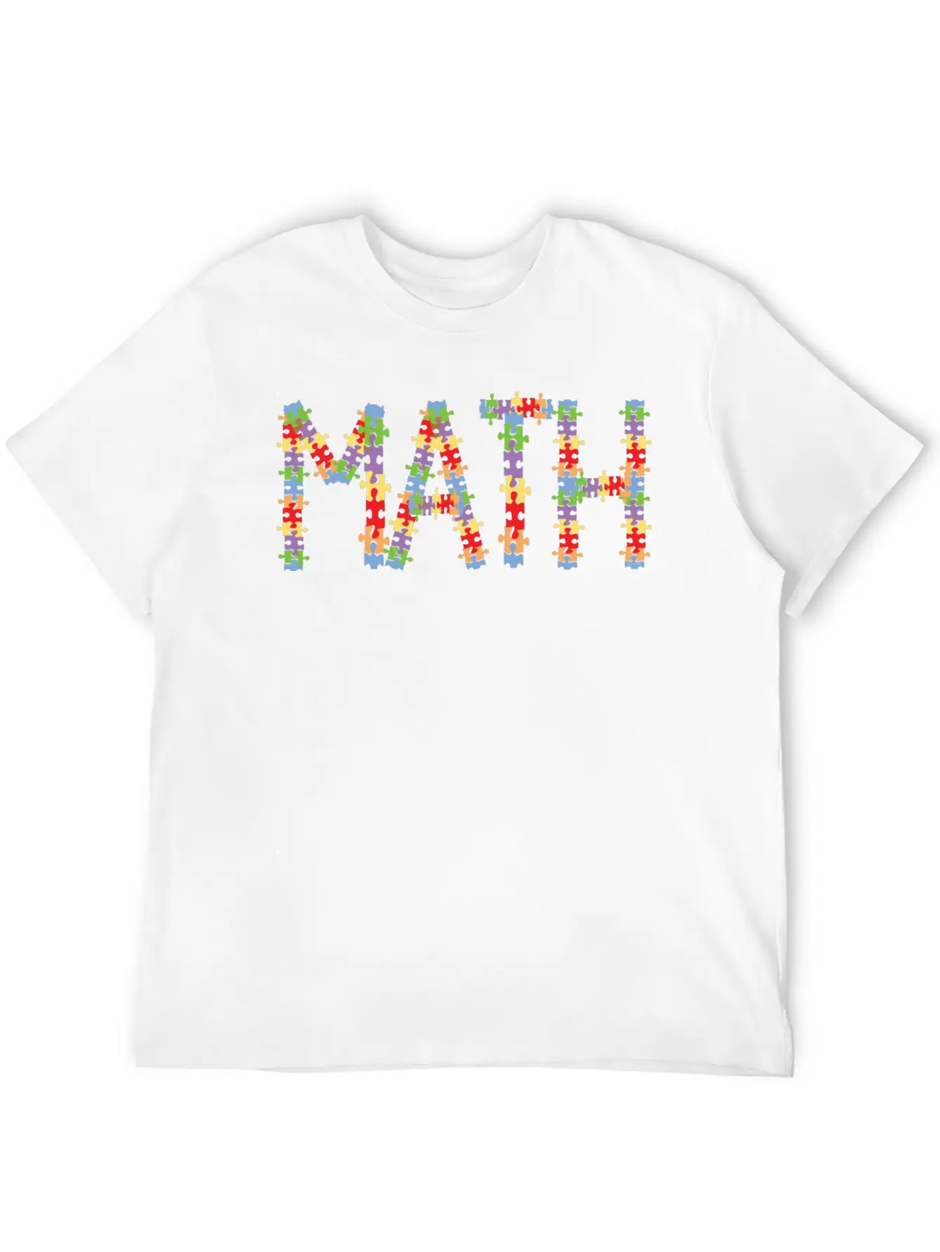 Math Jigsaw Timeless Short Sleeve Tee – Comfy And Minimalist Design