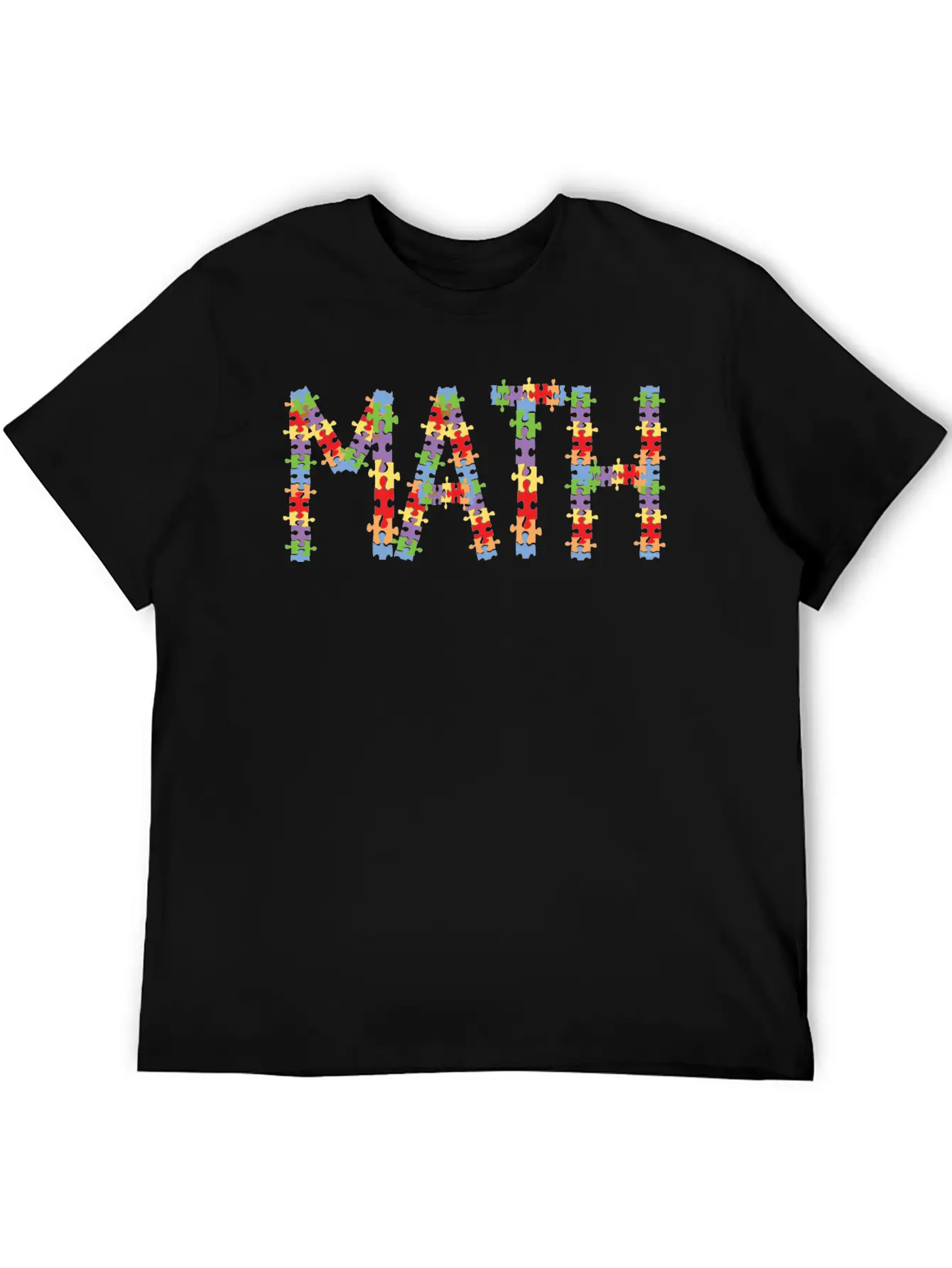 Math Jigsaw Timeless Short Sleeve Tee – Comfy And Minimalist Design