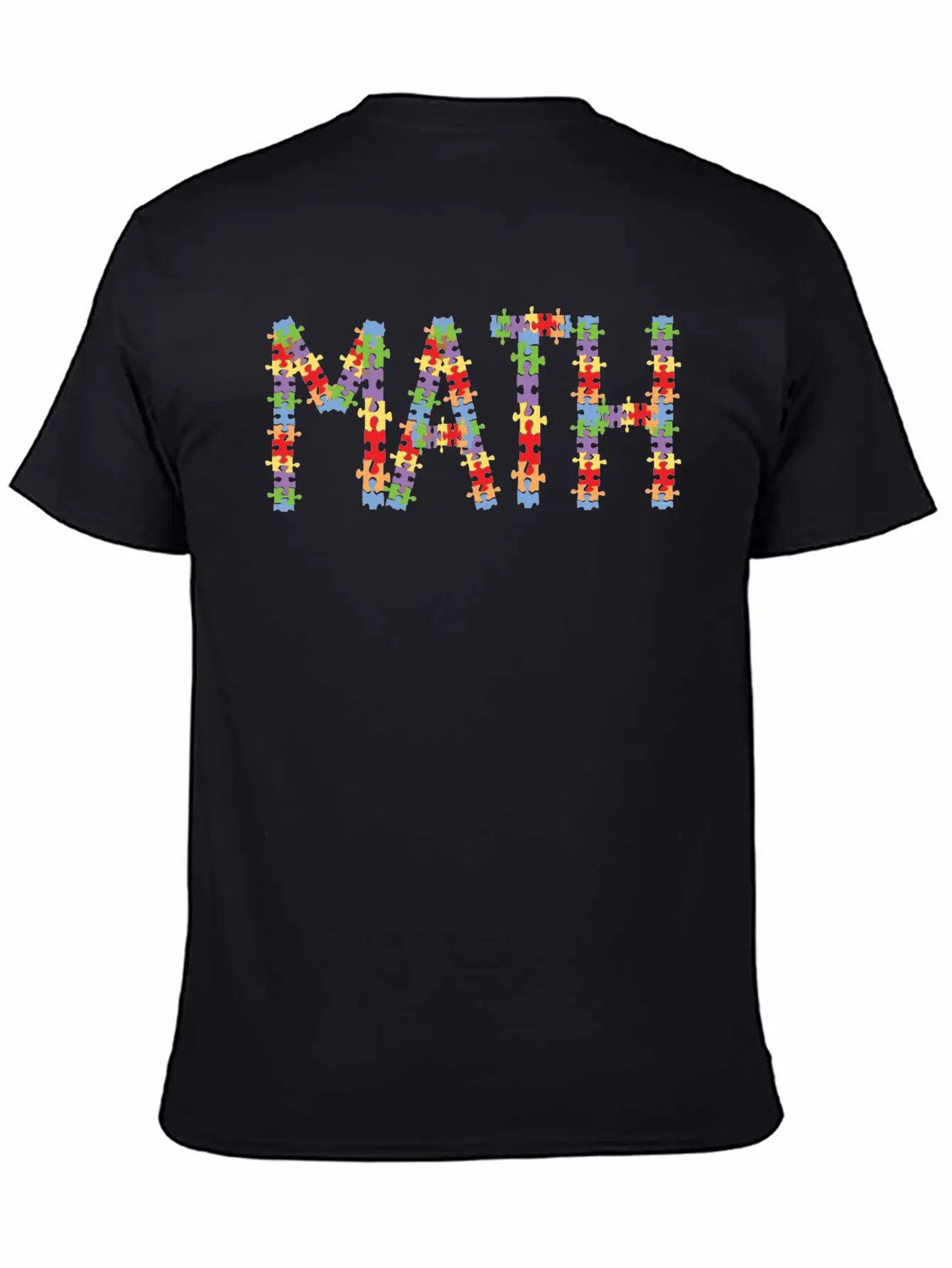 Math Jigsaw Timeless Short Sleeve Tee – Comfy And Minimalist Design