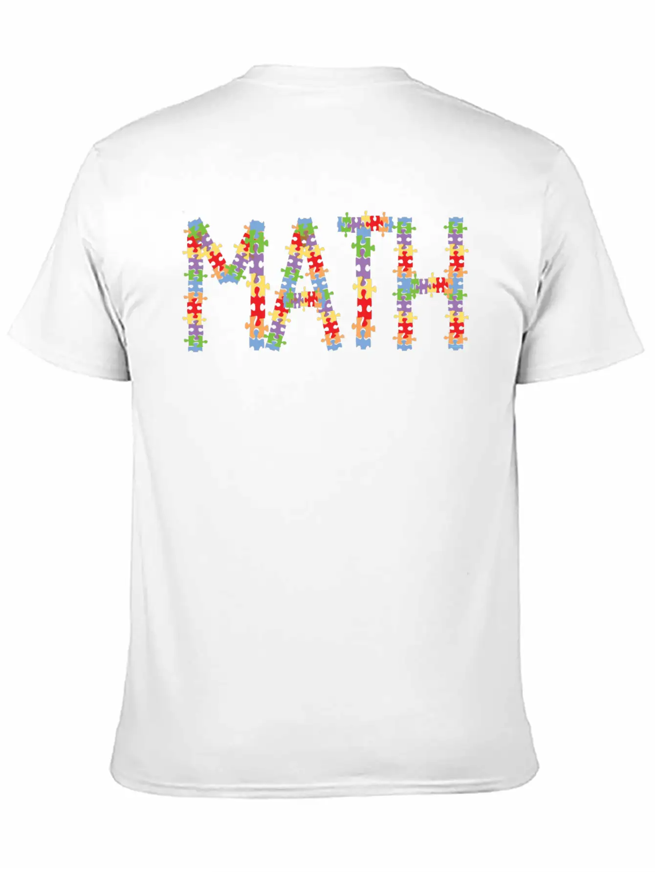 Math Jigsaw Timeless Short Sleeve Tee – Comfy And Minimalist Design