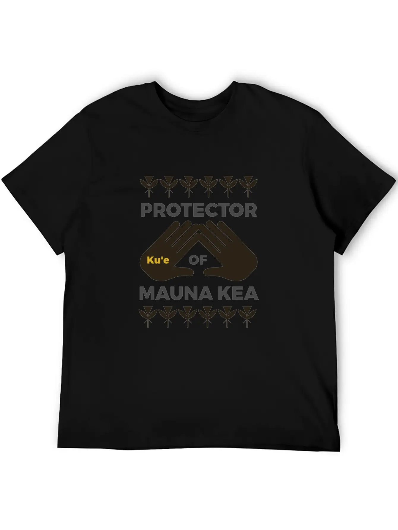 Mauna Kea Design For Hawaiian Pride Unisex Short Sleeve Soft Cotton T-Shirt – Casual Everyday Wear