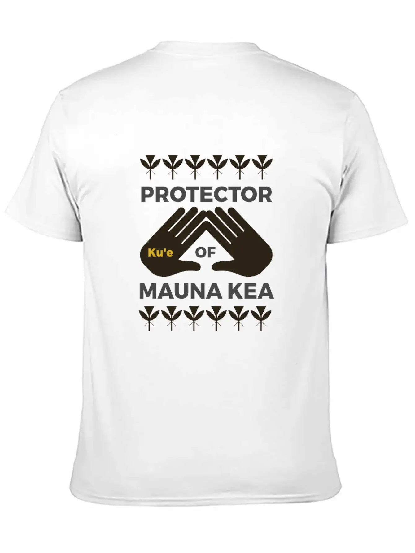 Mauna Kea Design For Hawaiian Pride Unisex Short Sleeve Soft Cotton T-Shirt – Casual Everyday Wear
