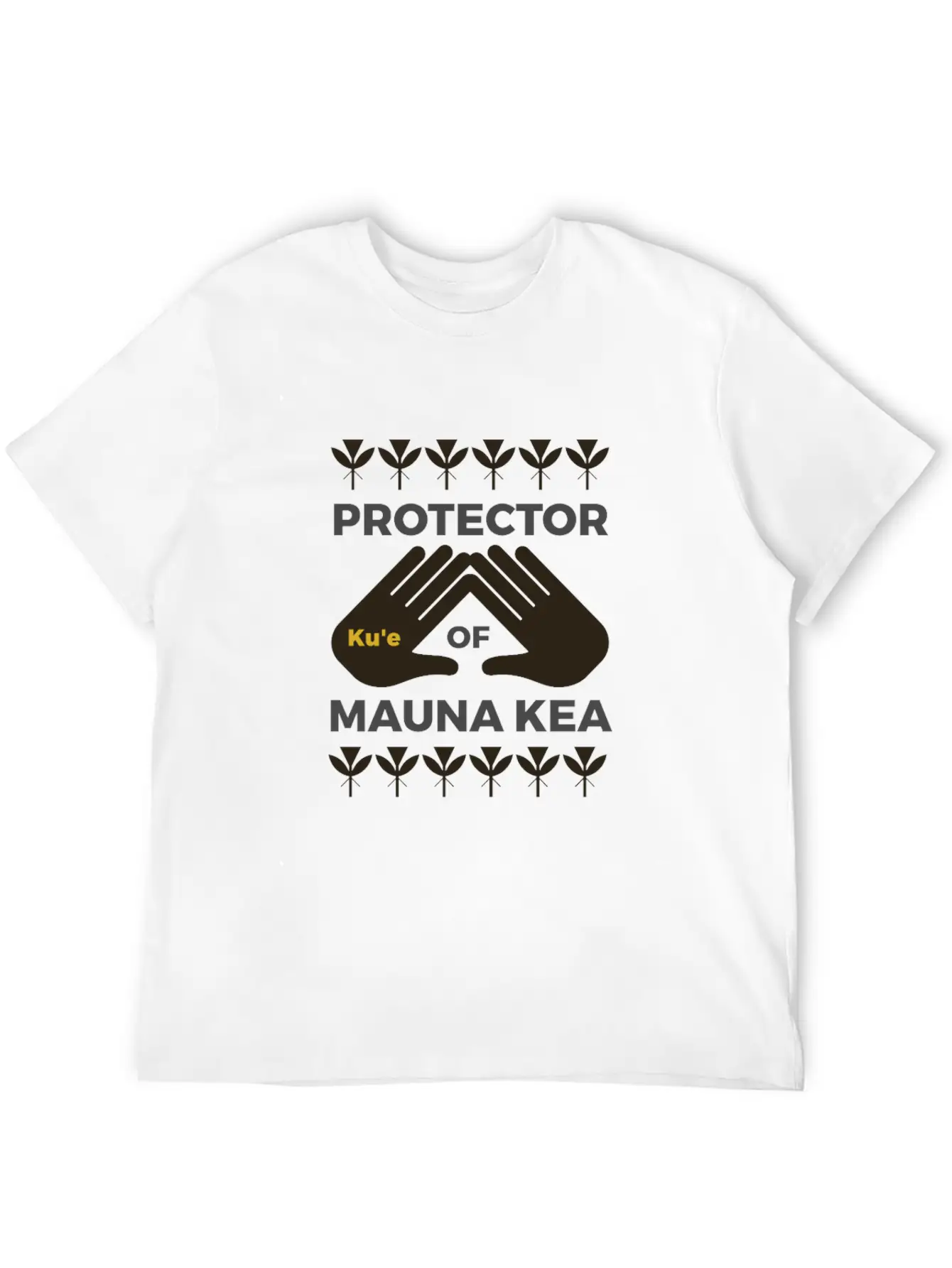 Mauna Kea Design For Hawaiian Pride Unisex Short Sleeve Soft Cotton T-Shirt – Casual Everyday Wear