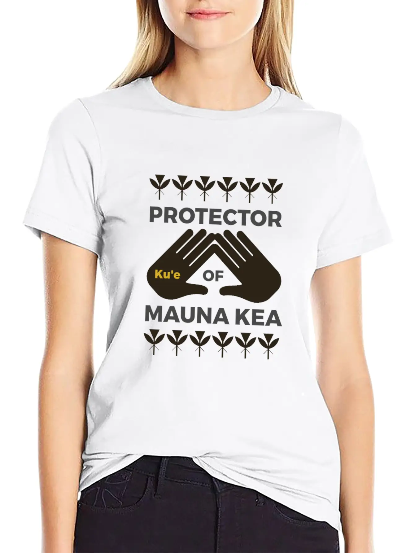 Mauna Kea Design For Hawaiian Pride Unisex Short Sleeve Soft Cotton T-Shirt – Casual Everyday Wear