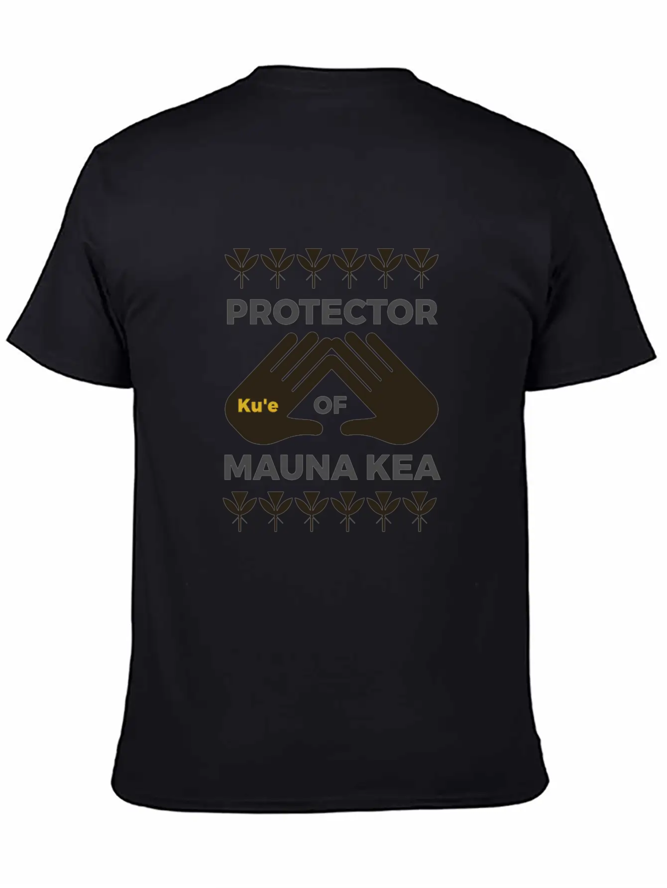 Mauna Kea Design For Hawaiian Pride Unisex Short Sleeve Soft Cotton T-Shirt – Casual Everyday Wear