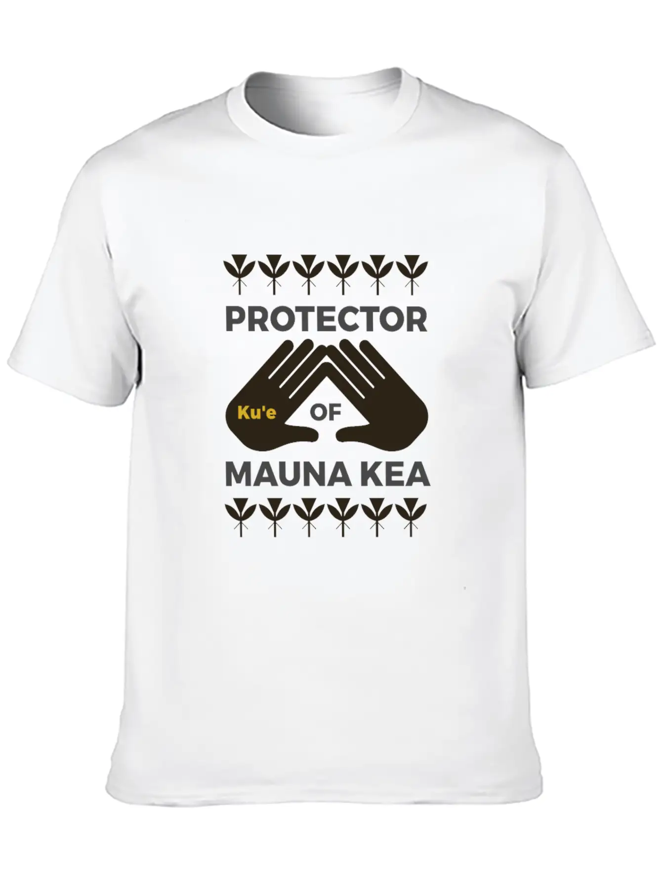 Mauna Kea Design For Hawaiian Pride Unisex Short Sleeve Soft Cotton T-Shirt – Casual Everyday Wear