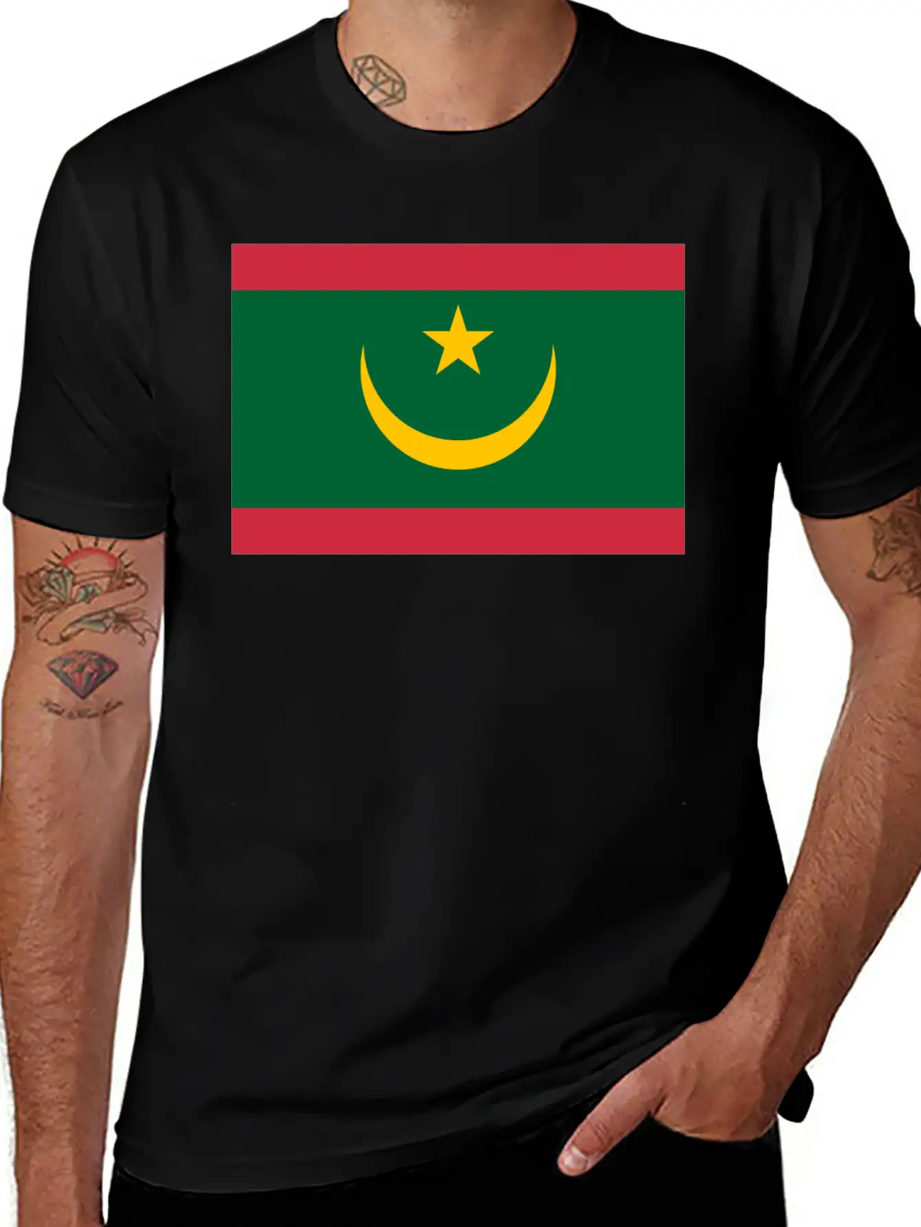 Mauritania Unisex Short Sleeve Soft Cotton T-Shirt – Casual Everyday Wear