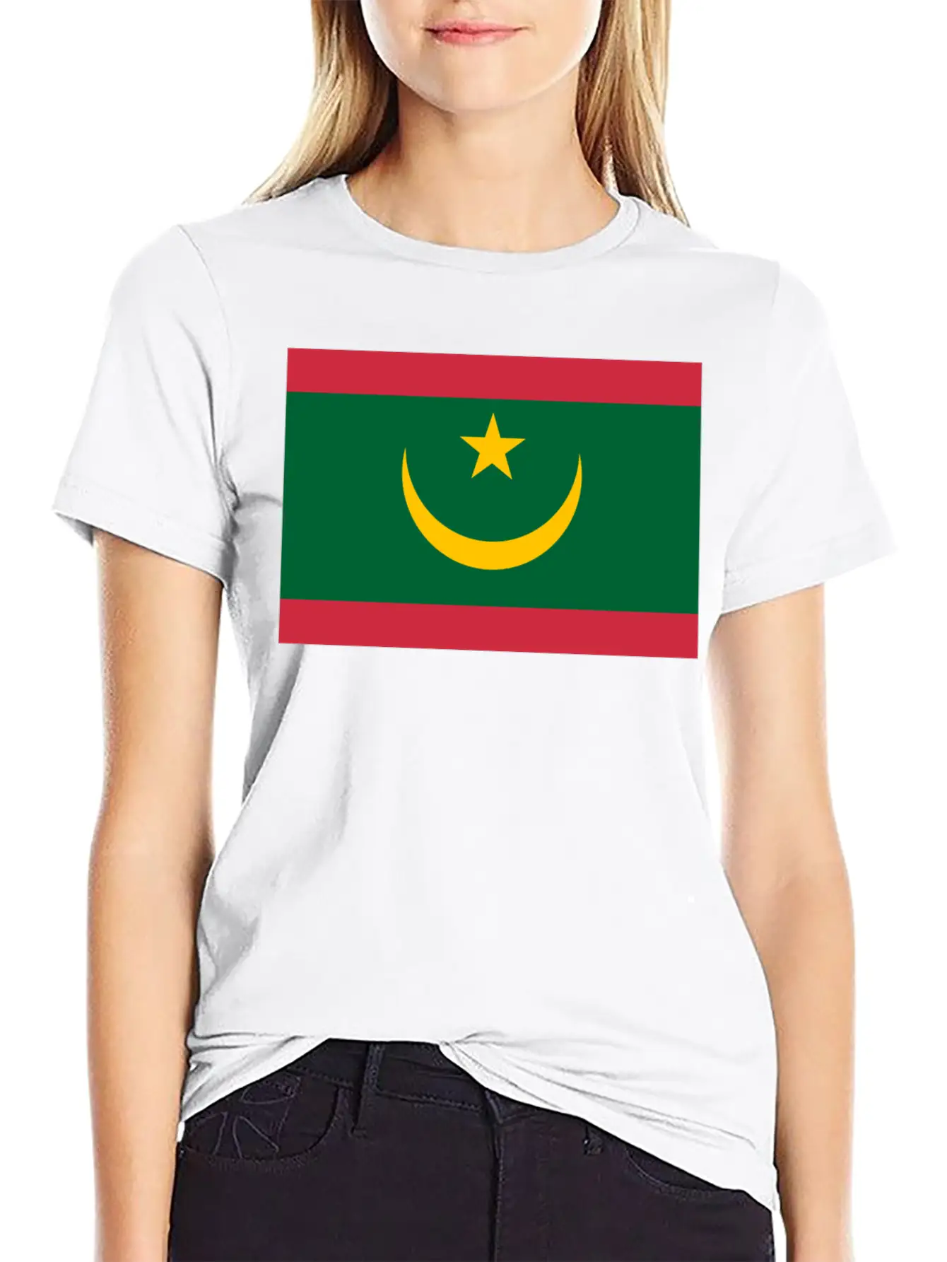 Mauritania Unisex Short Sleeve Soft Cotton T-Shirt – Casual Everyday Wear