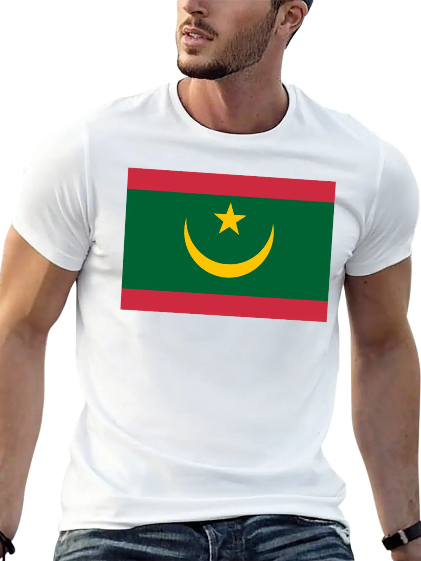 Mauritania Unisex Short Sleeve Soft Cotton T-Shirt – Casual Everyday Wear