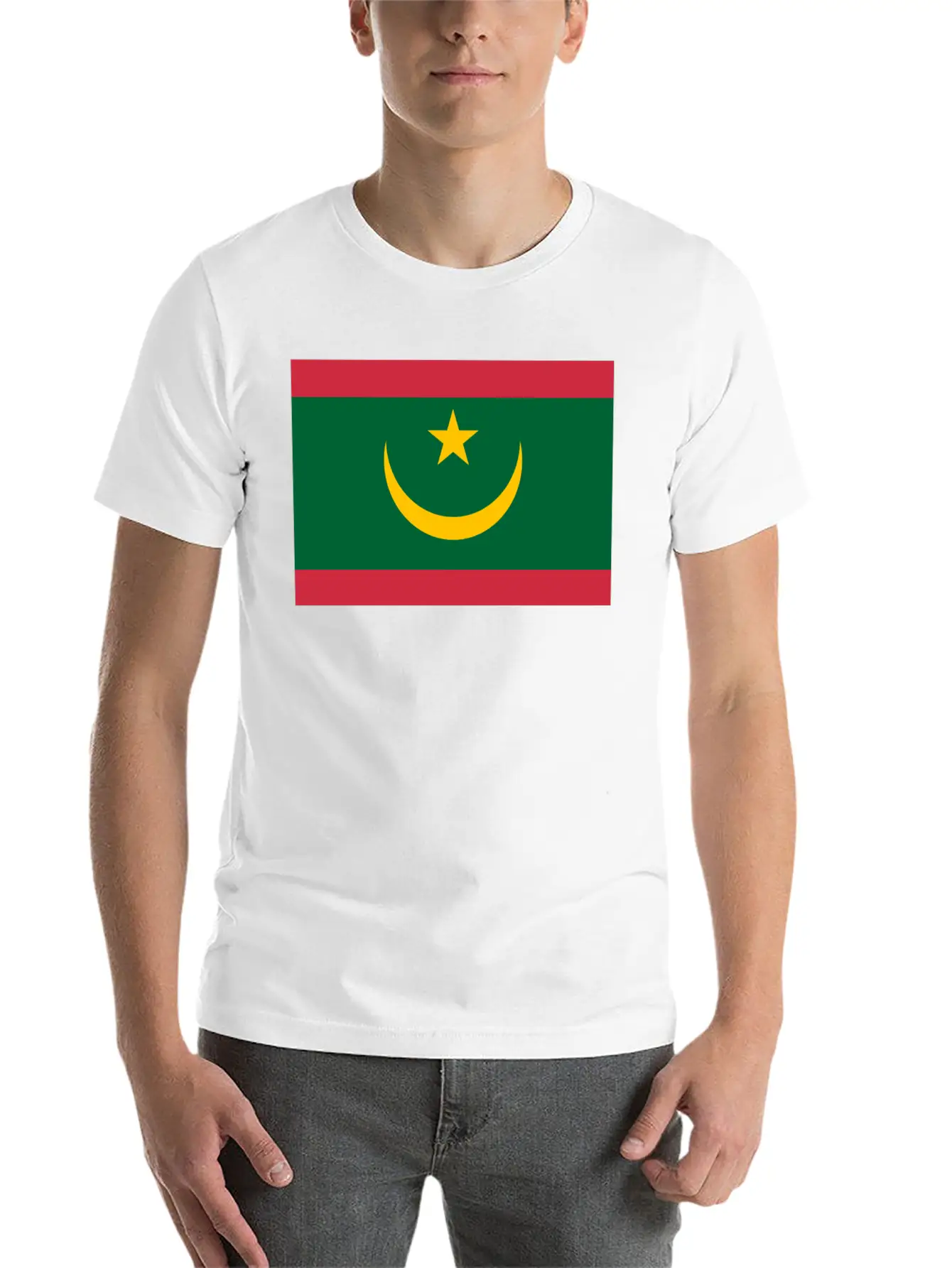 Mauritania Unisex Short Sleeve Soft Cotton T-Shirt – Casual Everyday Wear