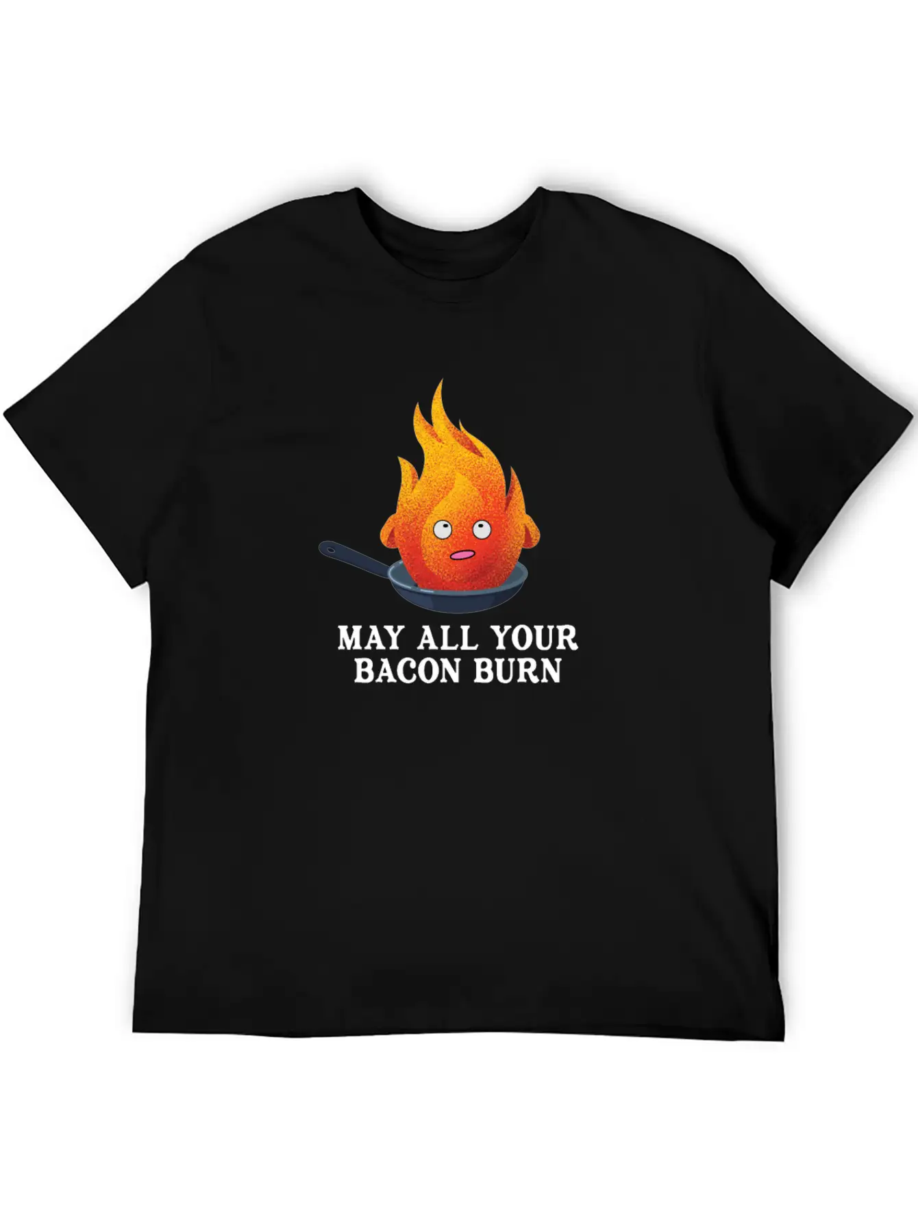 May All Your Bacon Burn Shirt For Women & Men Unisex Short Sleeve Soft Cotton T-Shirt – Casual Everyday Wear