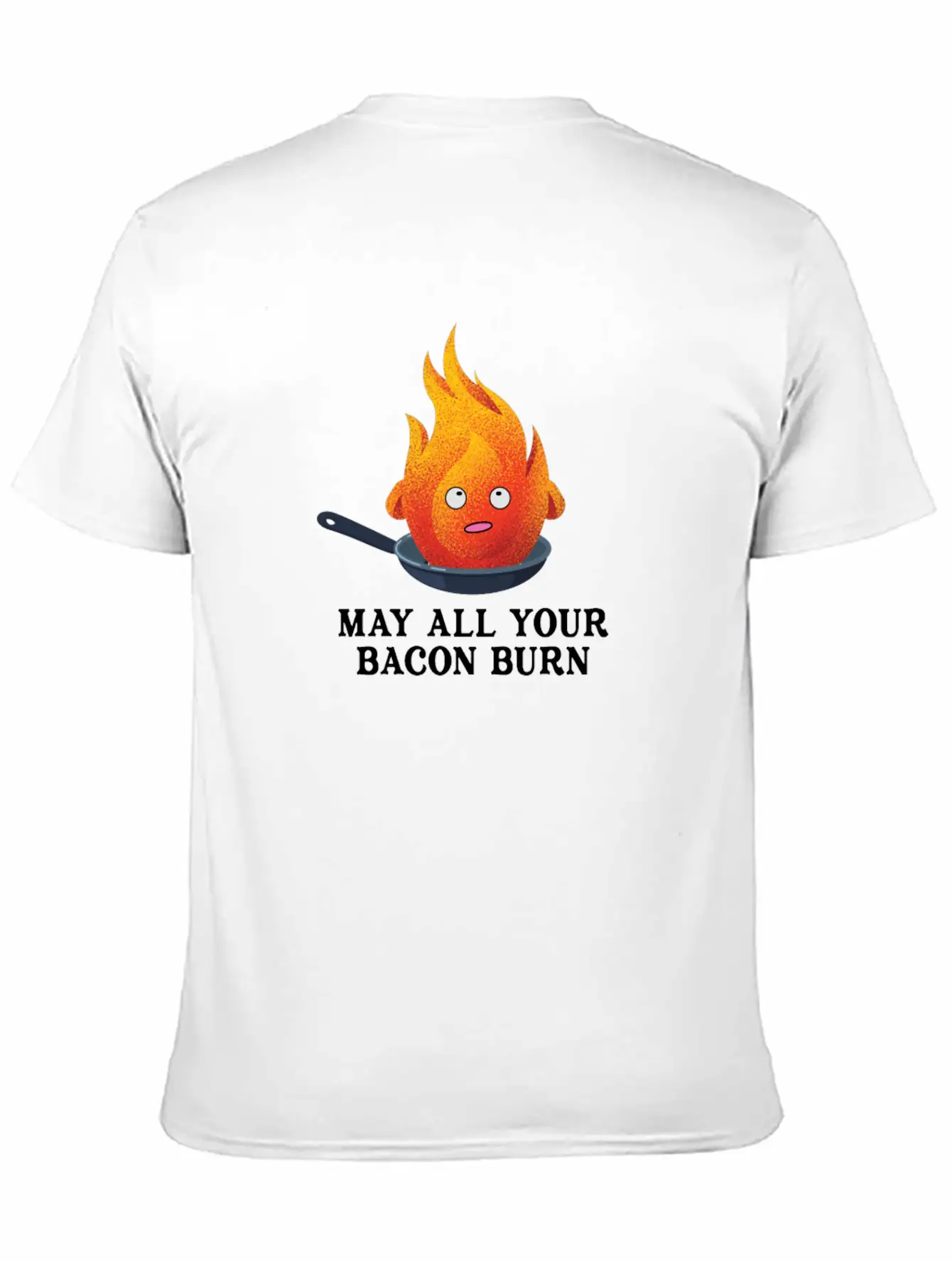 May All Your Bacon Burn Shirt For Women & Men Unisex Short Sleeve Soft Cotton T-Shirt – Casual Everyday Wear
