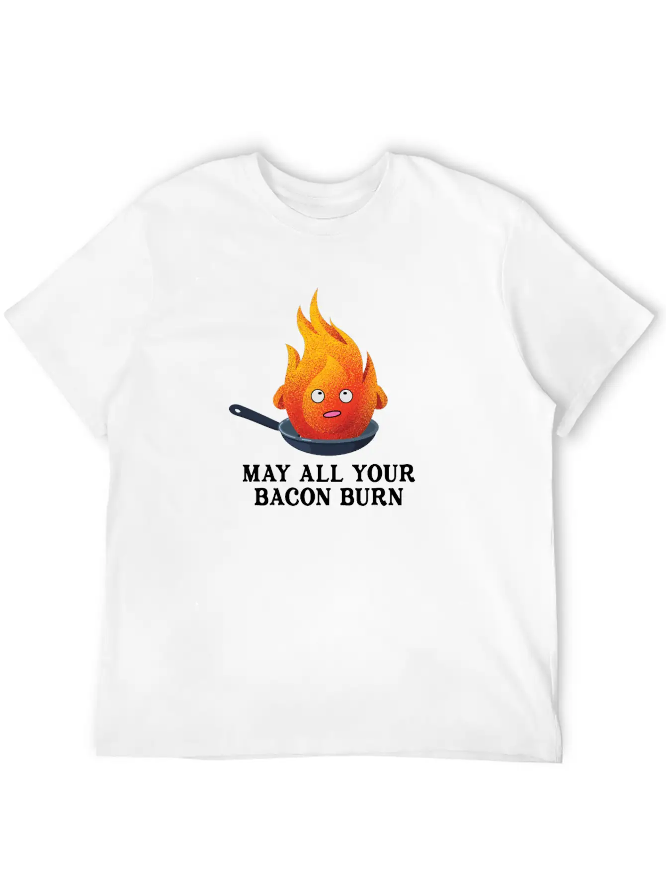 May All Your Bacon Burn Shirt For Women & Men Unisex Short Sleeve Soft Cotton T-Shirt – Casual Everyday Wear