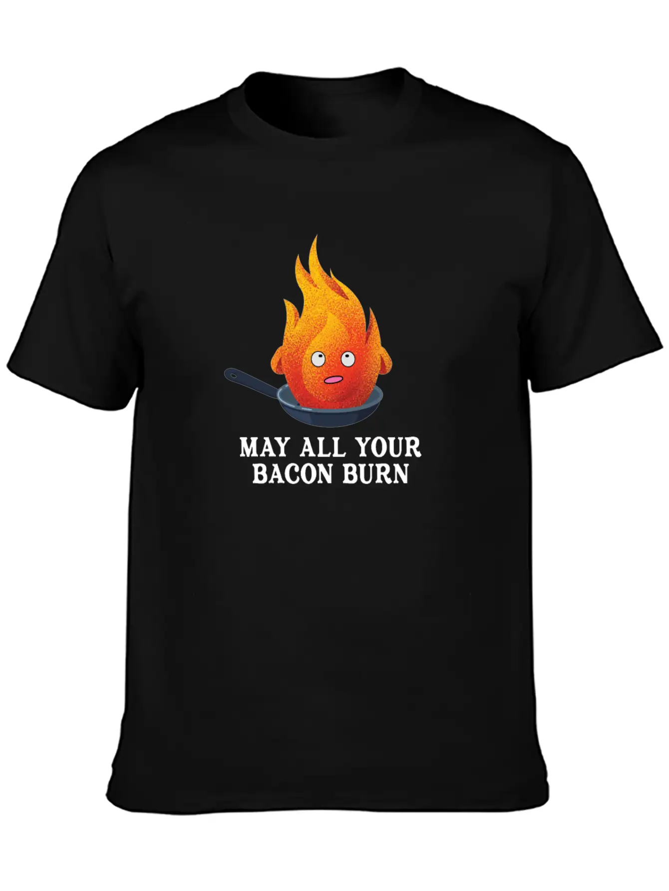 May All Your Bacon Burn Shirt For Women & Men Unisex Short Sleeve Soft Cotton T-Shirt – Casual Everyday Wear