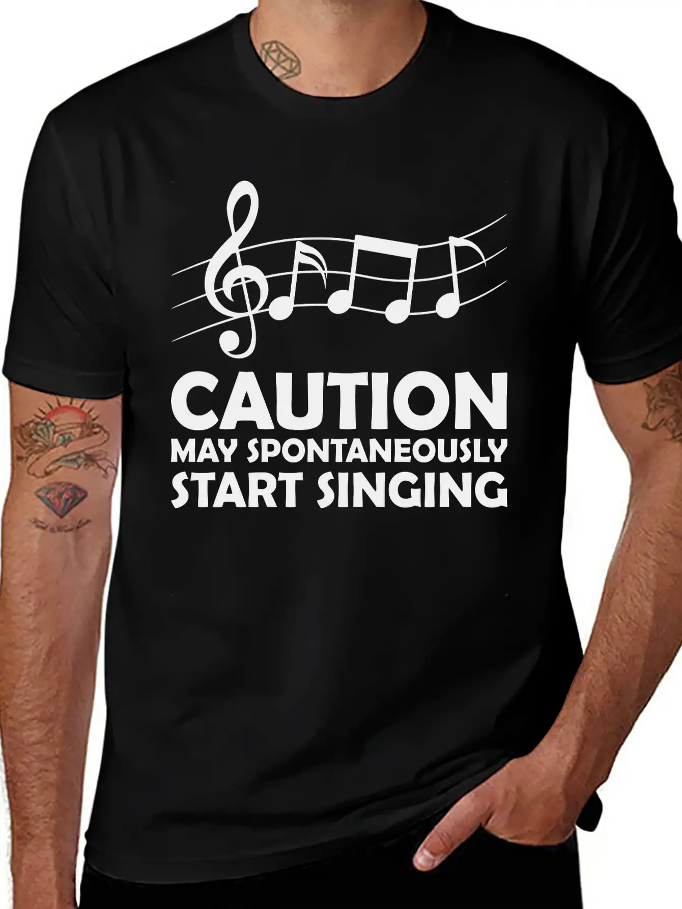 May Spontaneously Start Singing Unisex Casual T-Shirt – Clean Design For Daily Comfort