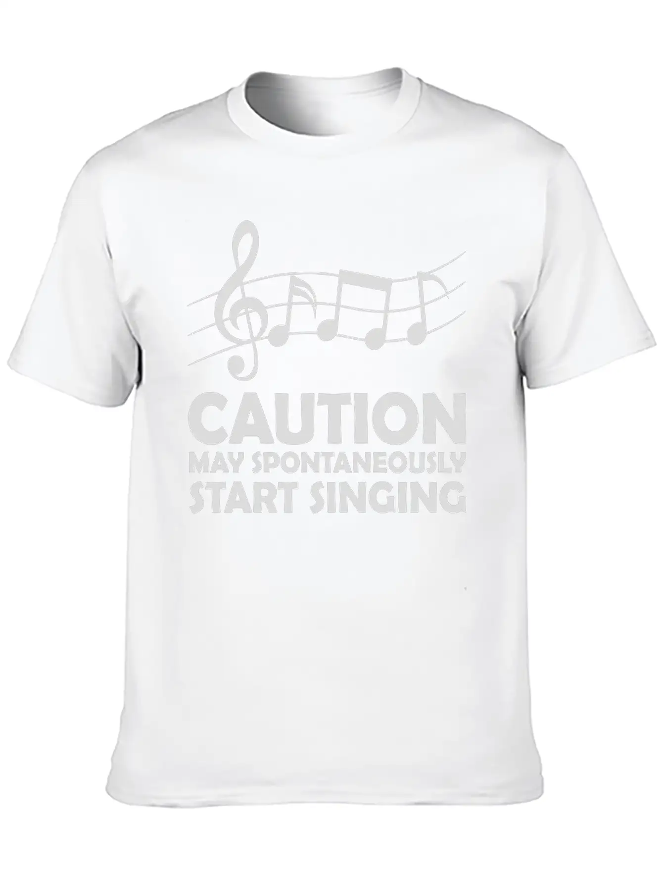 May Spontaneously Start Singing Unisex Casual T-Shirt – Clean Design For Daily Comfort