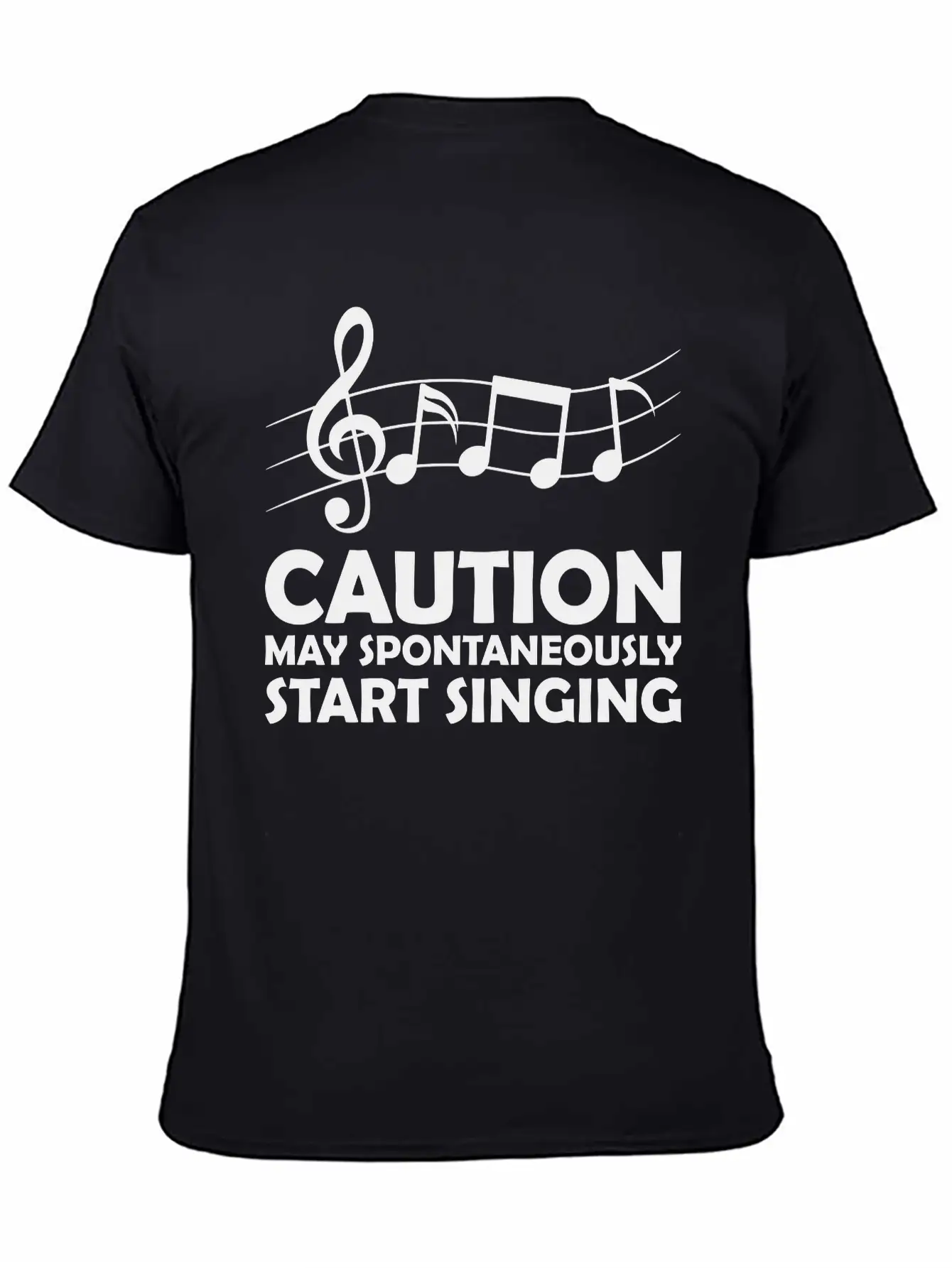 May Spontaneously Start Singing Unisex Casual T-Shirt – Clean Design For Daily Comfort