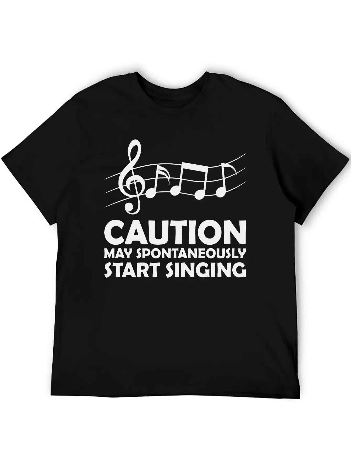 May Spontaneously Start Singing Unisex Casual T-Shirt – Clean Design For Daily Comfort