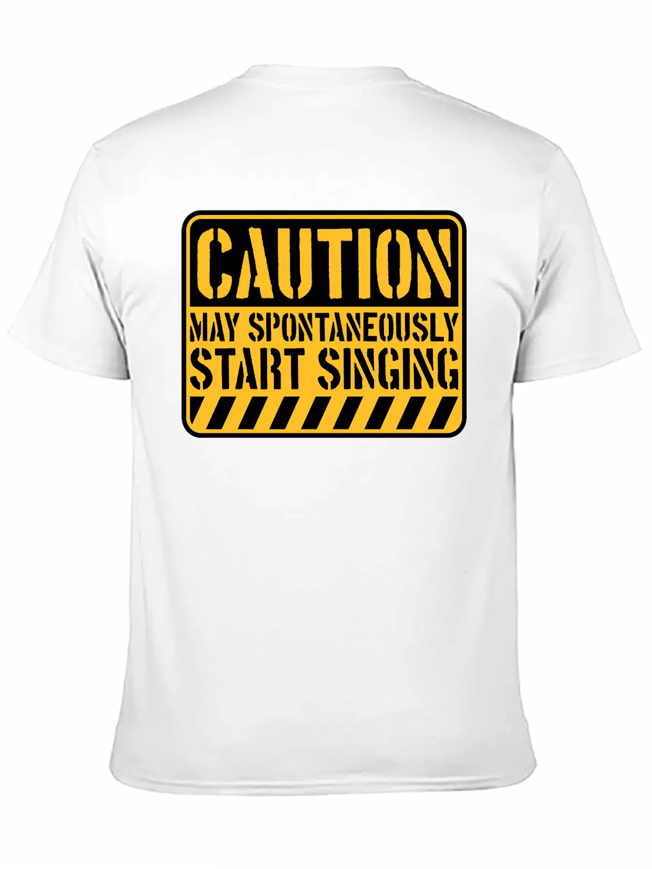 May Spontaneously Start Singing Unisex Short Sleeve Soft Cotton T-Shirt – Casual Everyday Wear