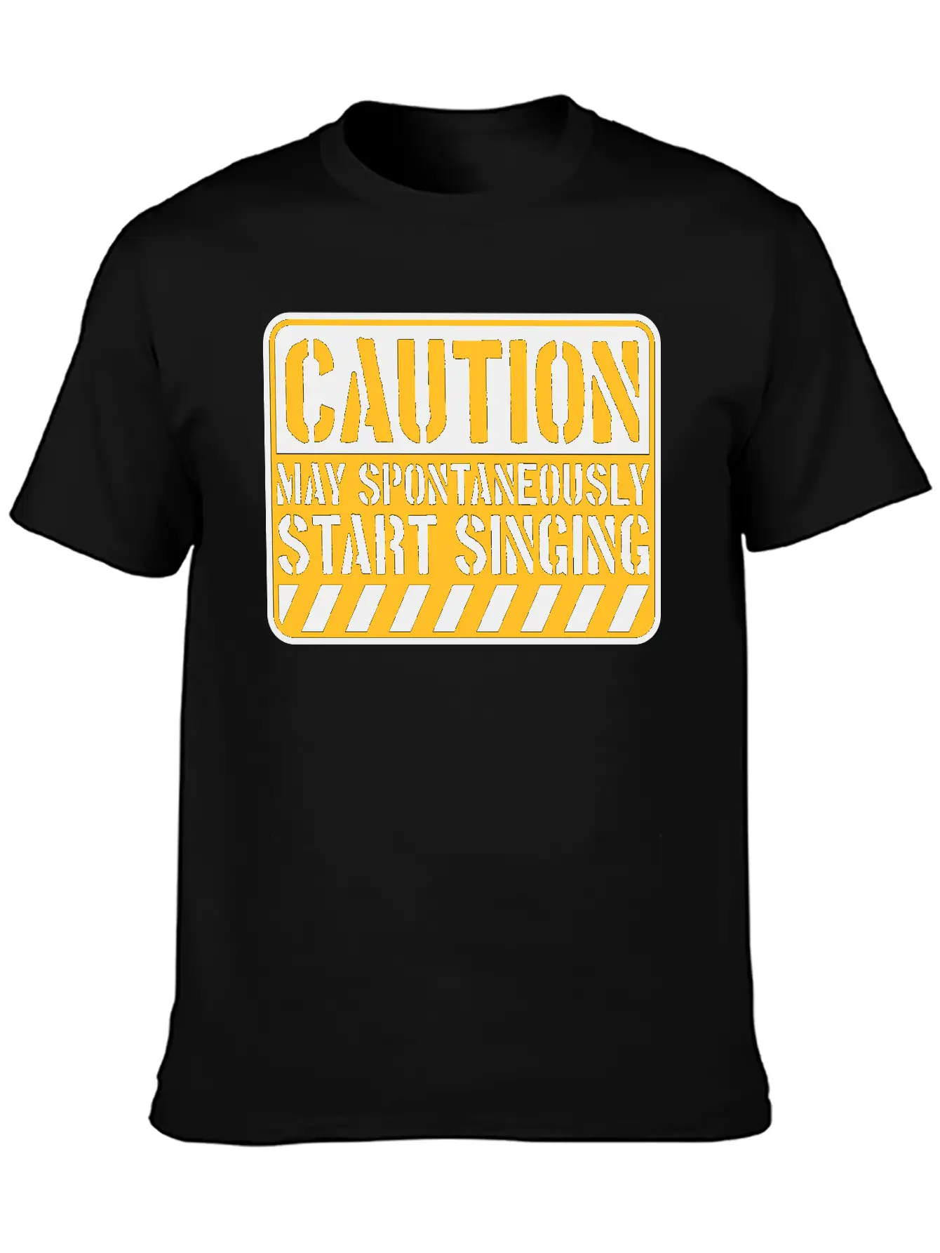 May Spontaneously Start Singing Unisex Short Sleeve Soft Cotton T-Shirt – Casual Everyday Wear