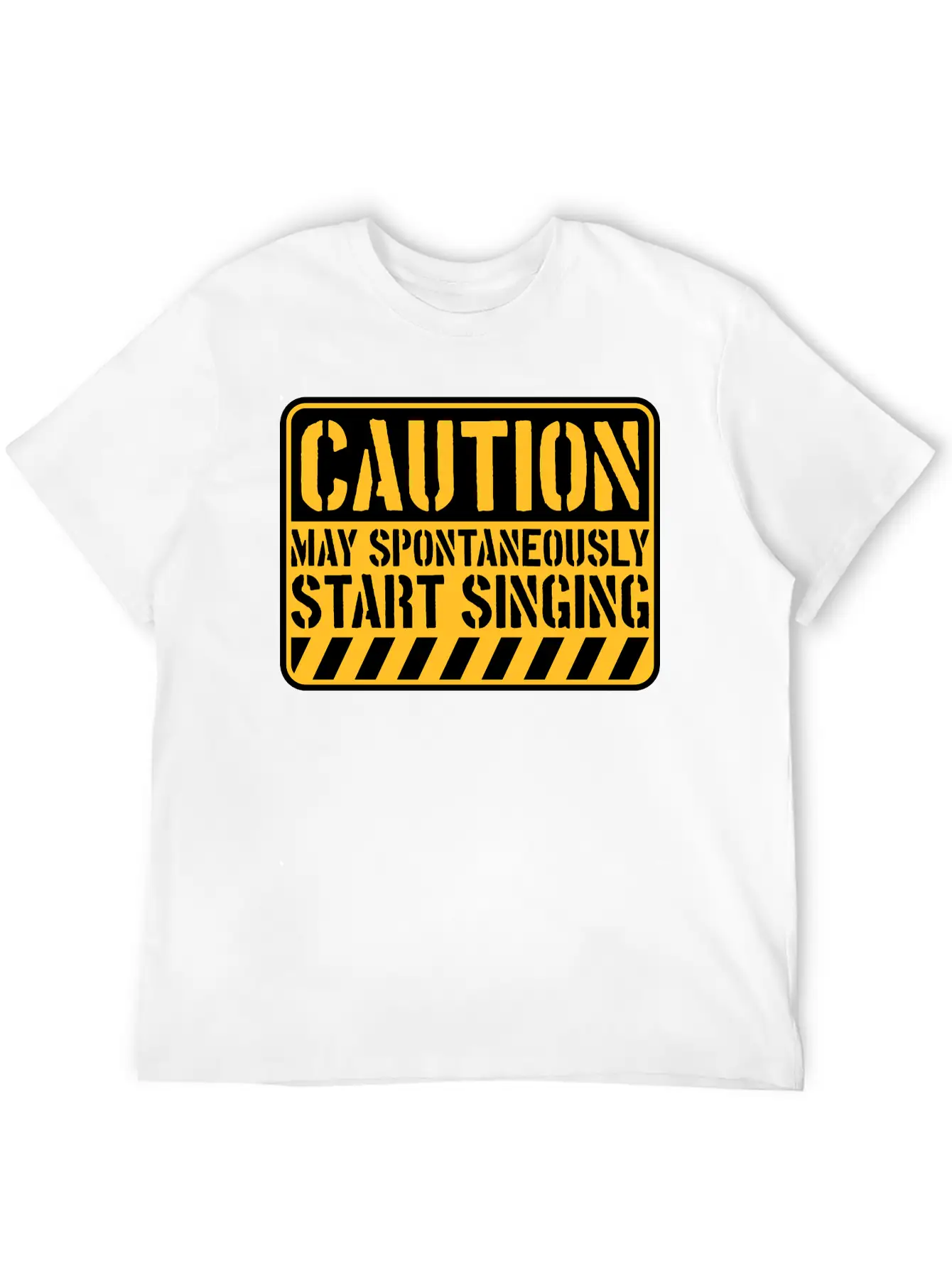 May Spontaneously Start Singing Unisex Short Sleeve Soft Cotton T-Shirt – Casual Everyday Wear