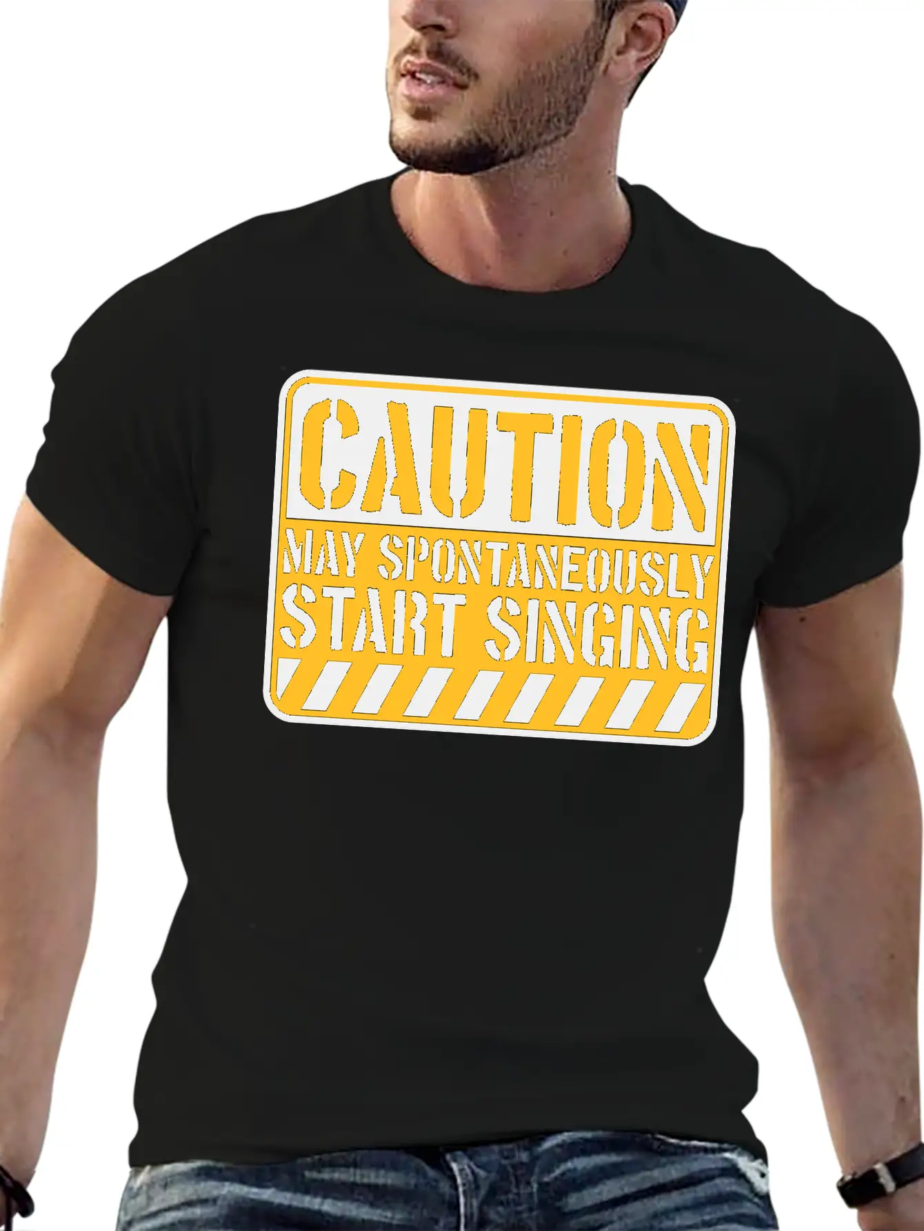 May Spontaneously Start Singing Unisex Short Sleeve Soft Cotton T-Shirt – Casual Everyday Wear
