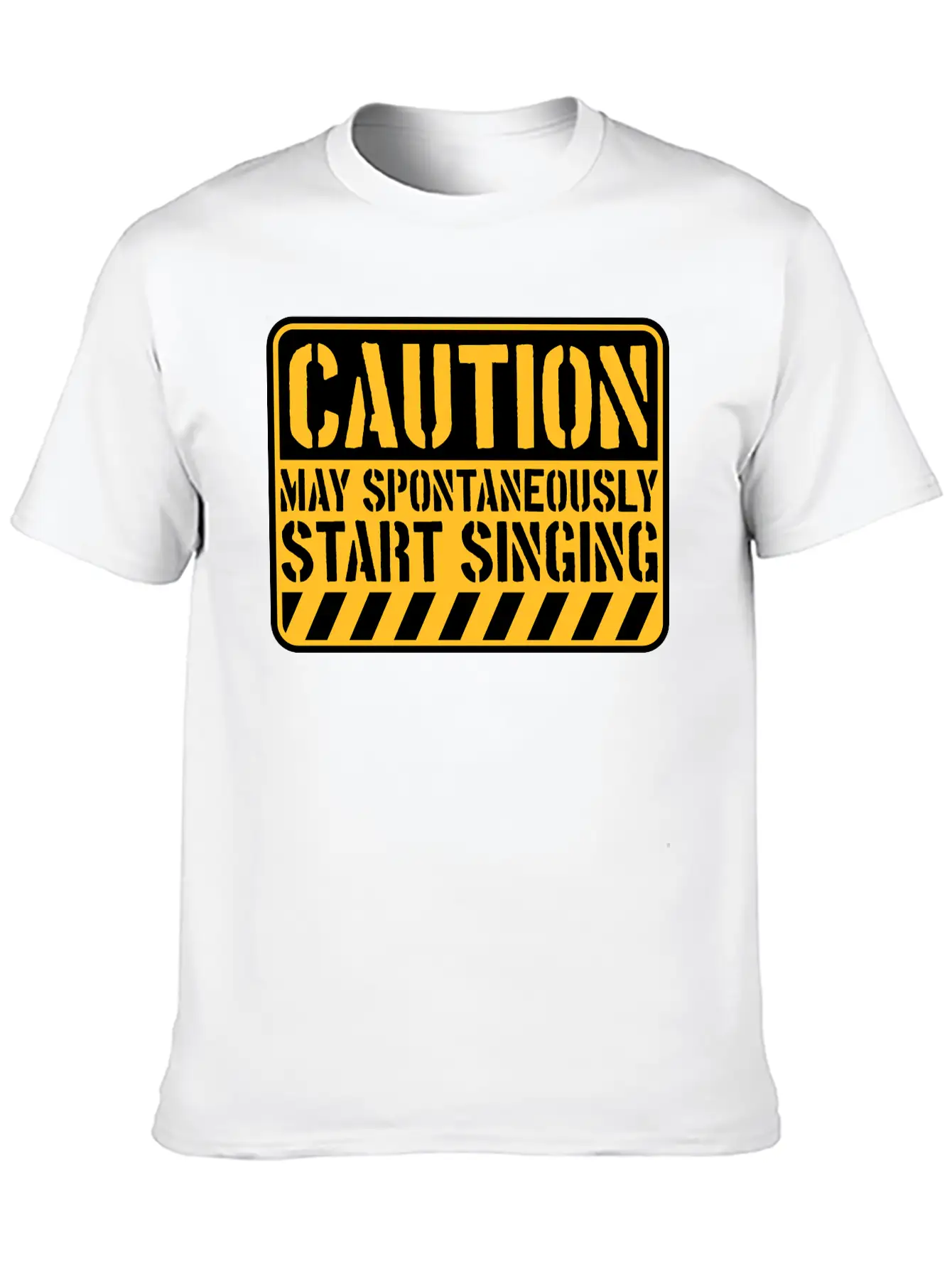 May Spontaneously Start Singing Unisex Short Sleeve Soft Cotton T-Shirt – Casual Everyday Wear