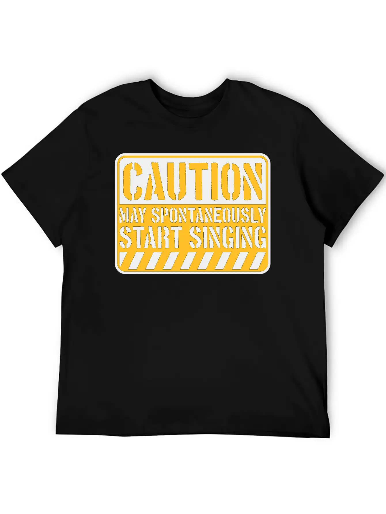 May Spontaneously Start Singing Unisex Short Sleeve Soft Cotton T-Shirt – Casual Everyday Wear