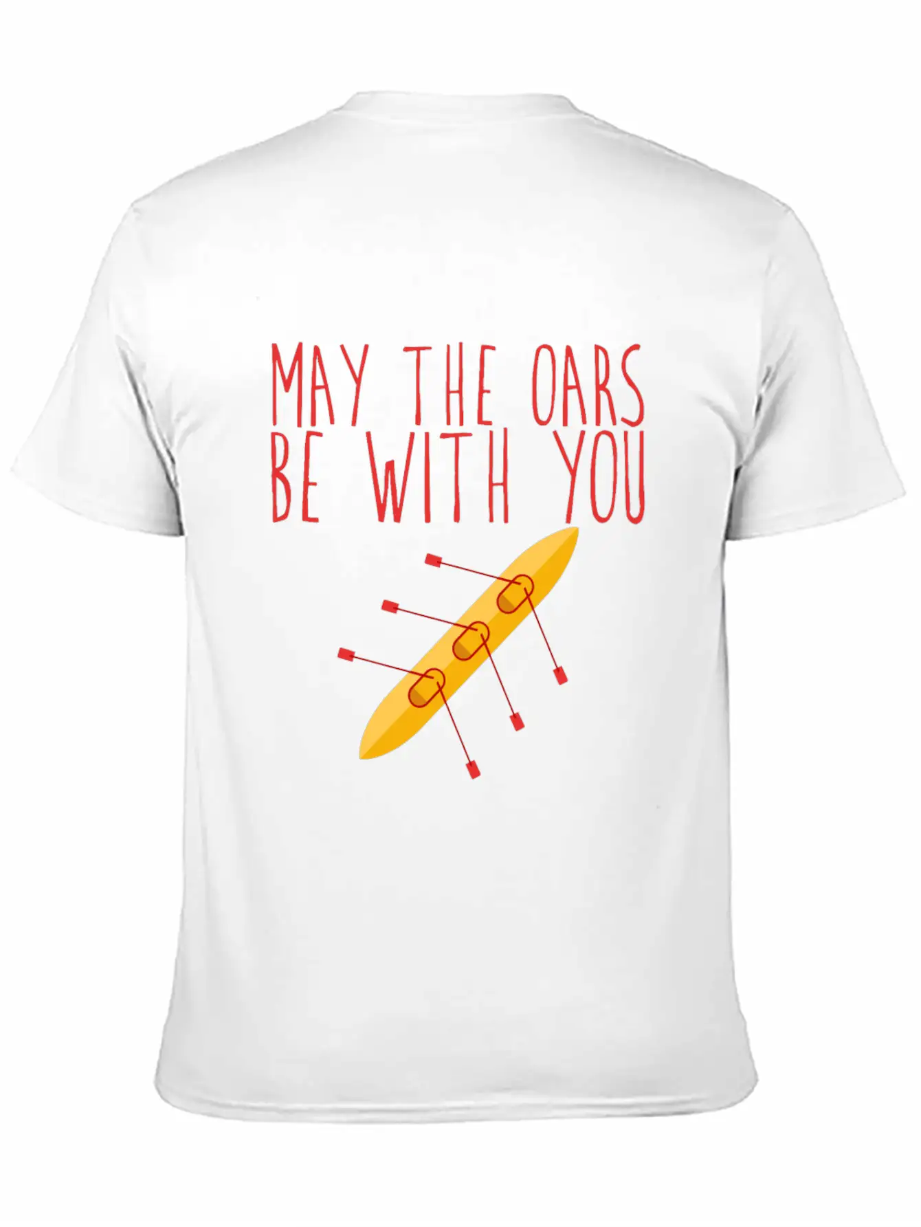 May The Oars Be With You 5 Unisex Short Sleeve Soft Cotton T-Shirt – Casual Everyday Wear