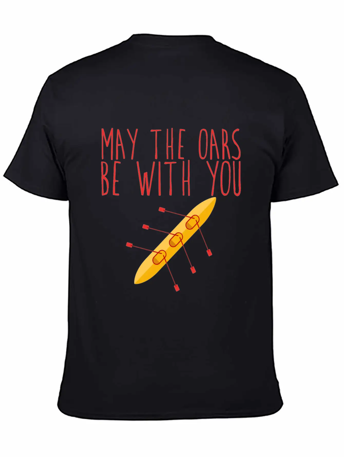 May The Oars Be With You 5 Unisex Short Sleeve Soft Cotton T-Shirt – Casual Everyday Wear