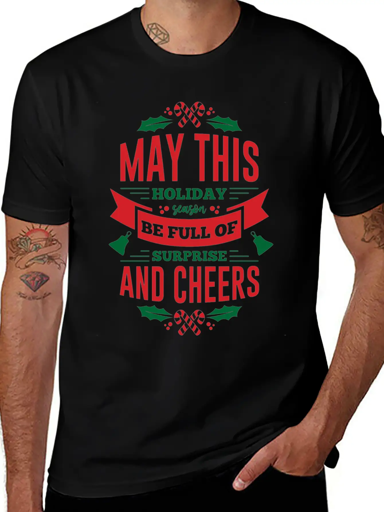 May This Holiday Season Full Of Surprise Relaxed Everyday Tee – Lightweight And Durable Cotton