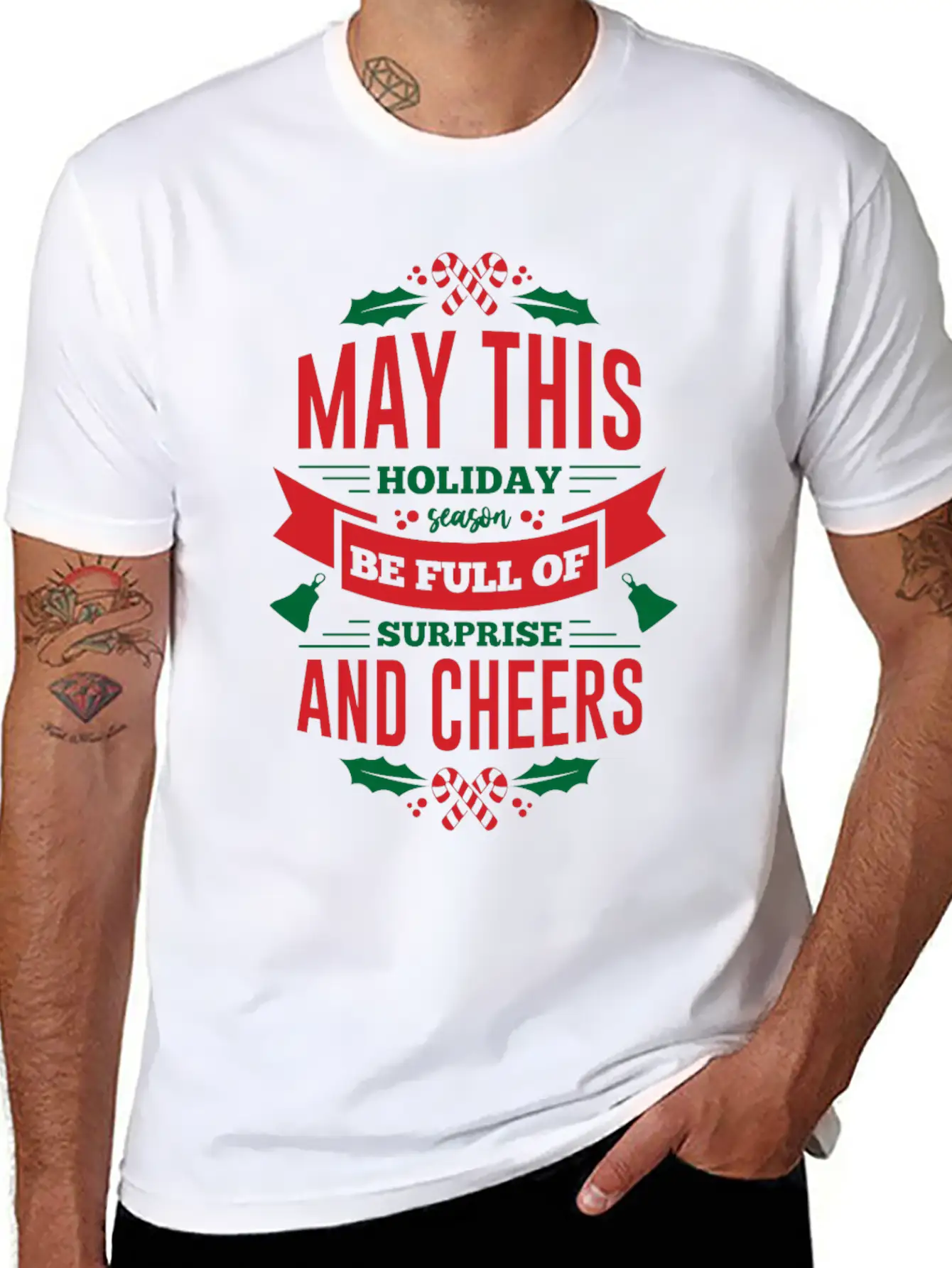 May This Holiday Season Full Of Surprise Relaxed Everyday Tee – Lightweight And Durable Cotton