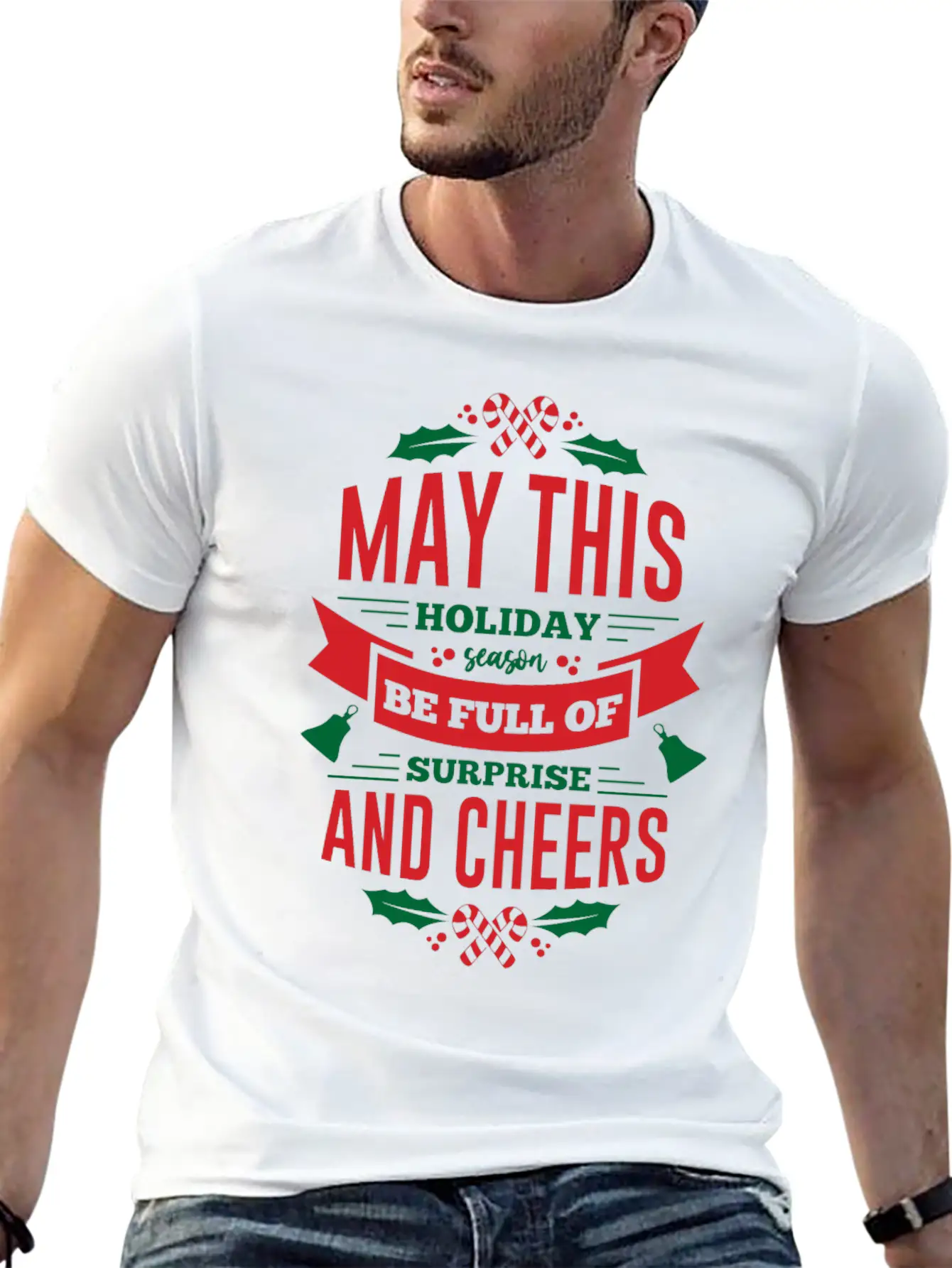 May This Holiday Season Full Of Surprise Relaxed Everyday Tee – Lightweight And Durable Cotton