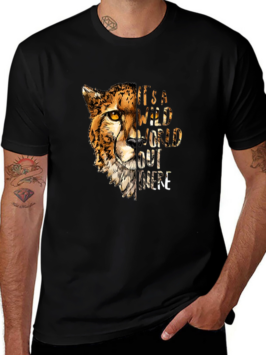 Wild Cheetah Graphic T-Shirt