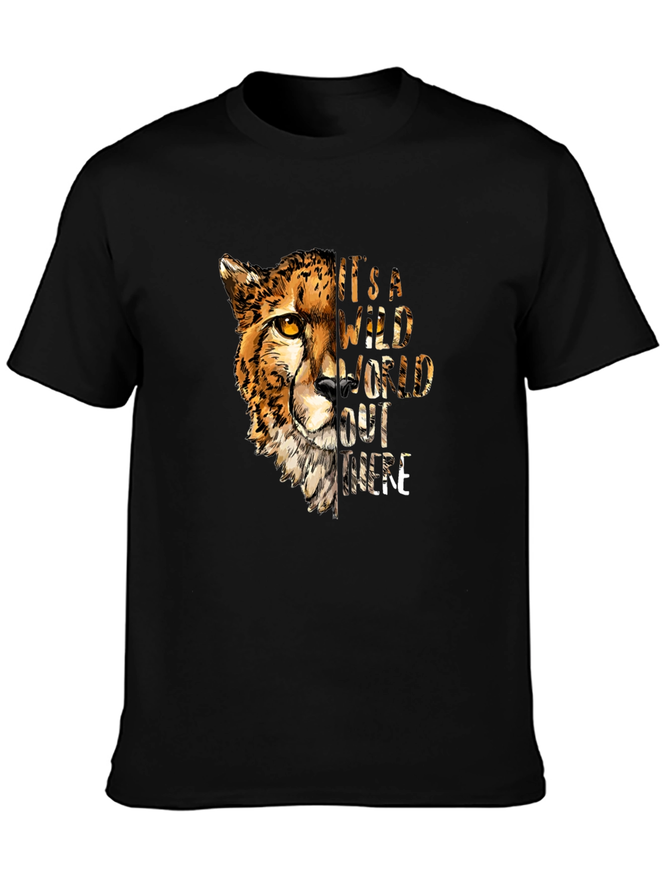 Wild Cheetah Graphic T-Shirt