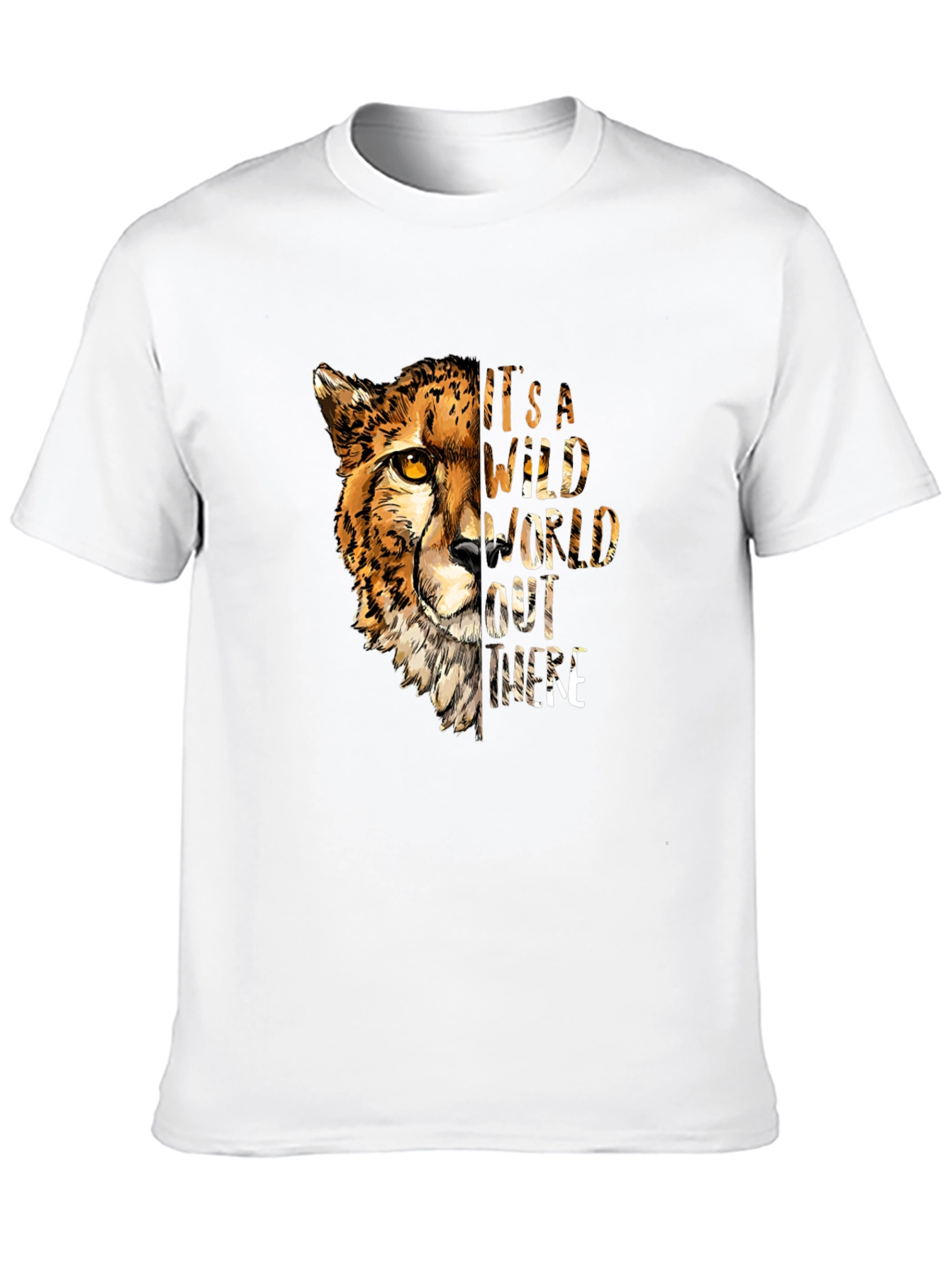 Wild Cheetah Graphic T-Shirt