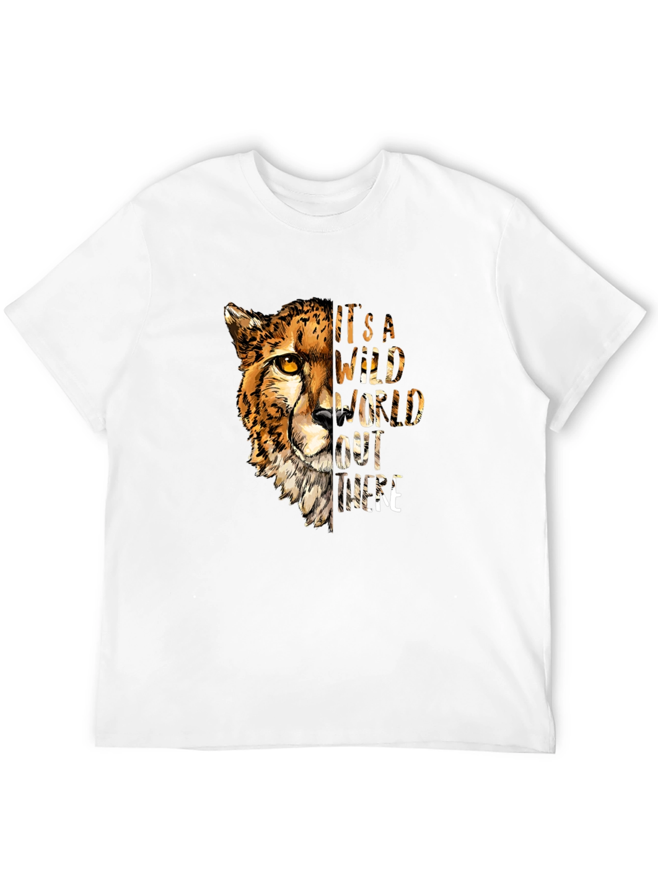Wild Cheetah Graphic T-Shirt