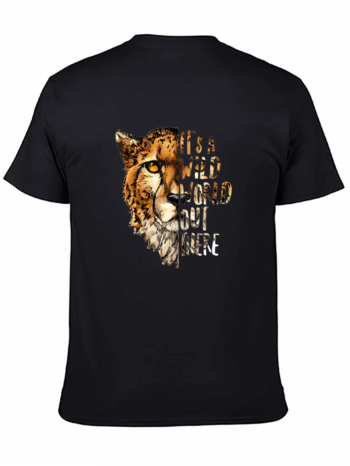 Wild Cheetah Graphic T-Shirt