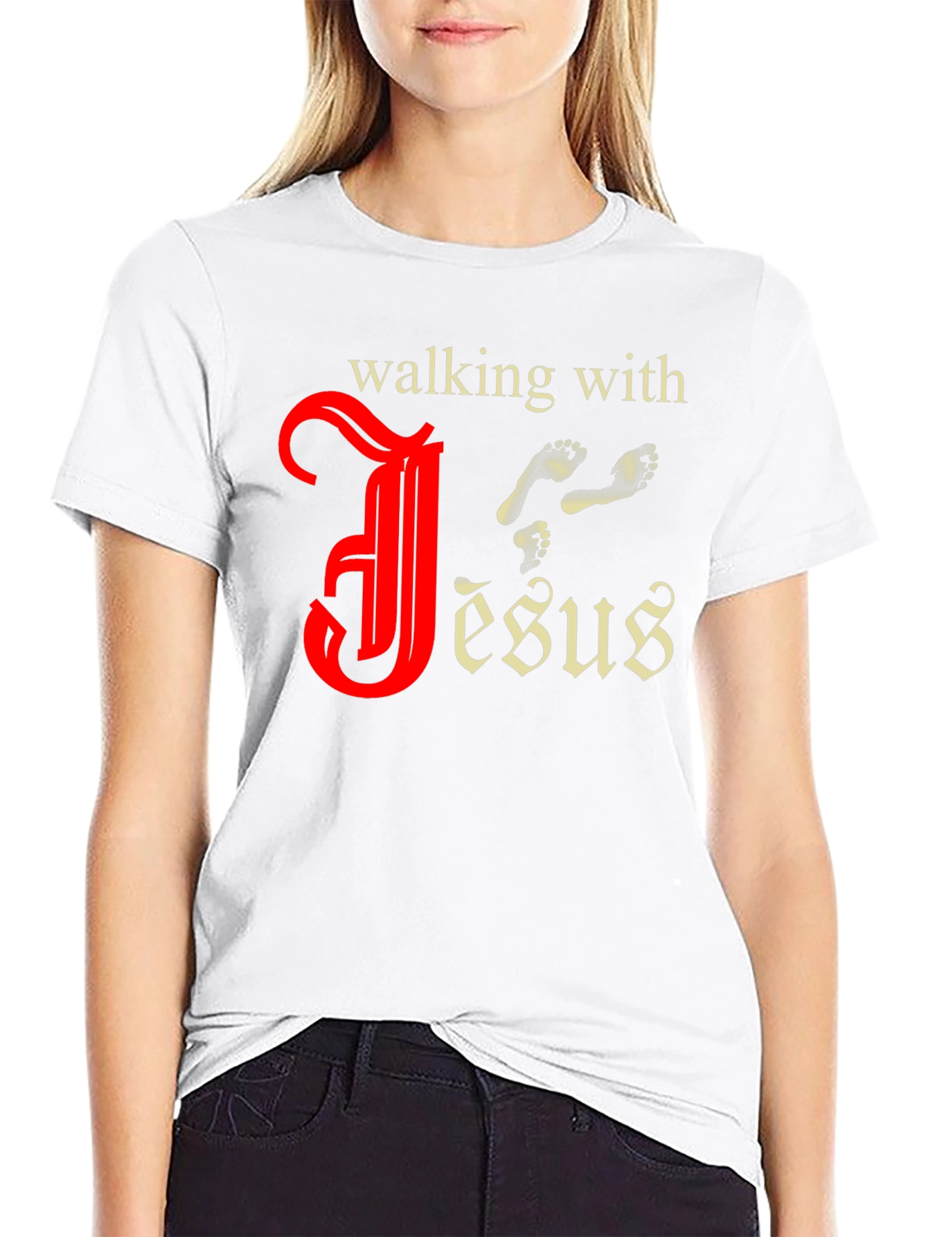 Walking with Jesus Graphic Tee