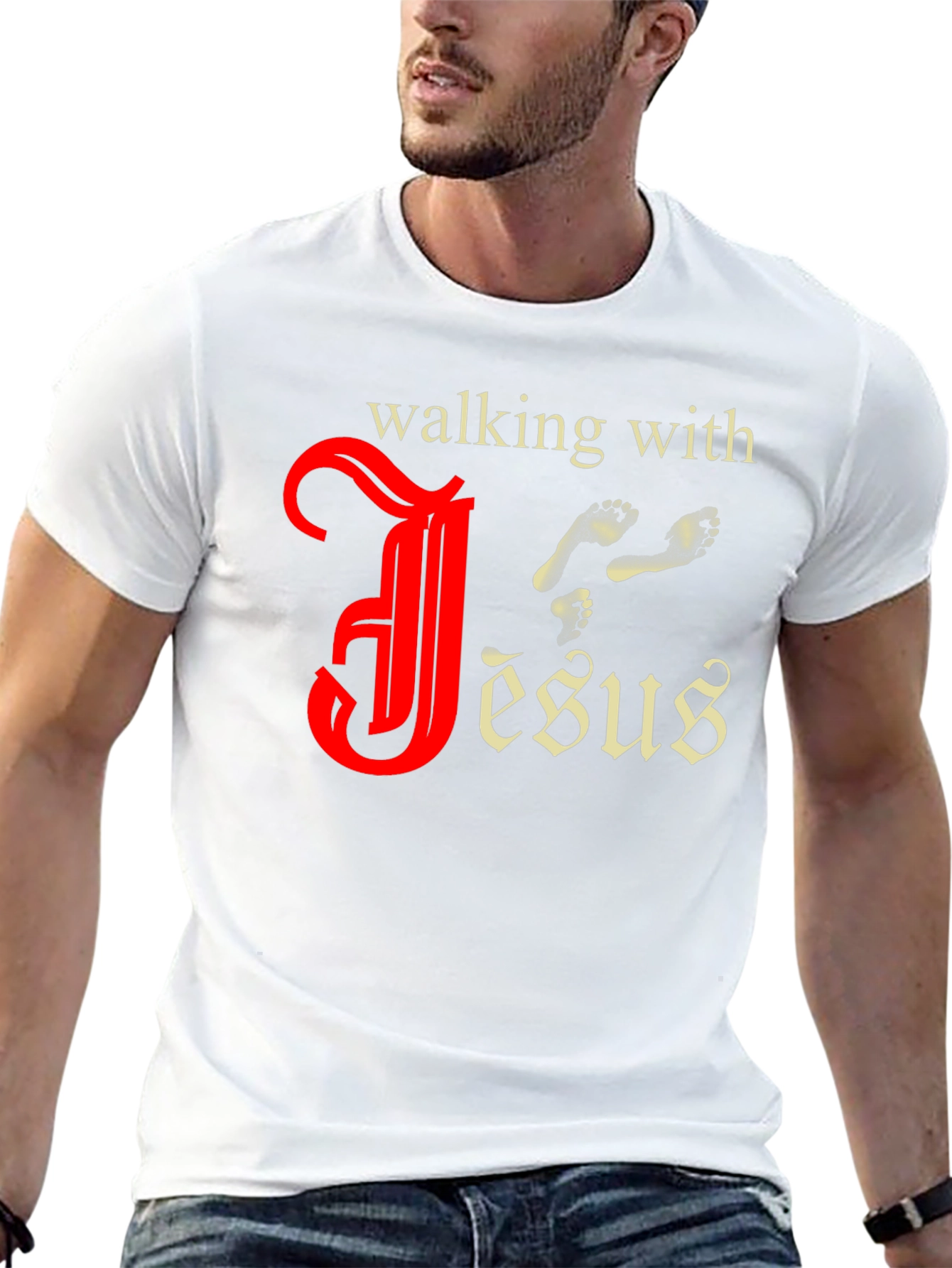 Walking with Jesus Graphic Tee