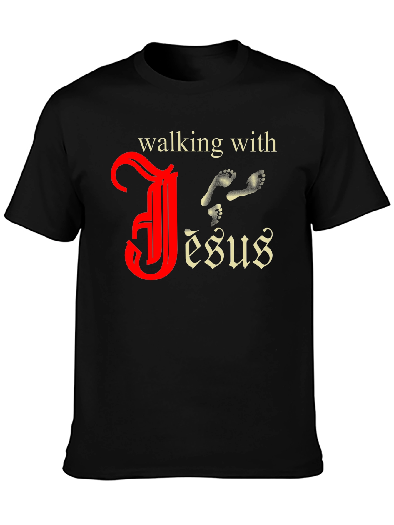 Walking with Jesus Graphic Tee