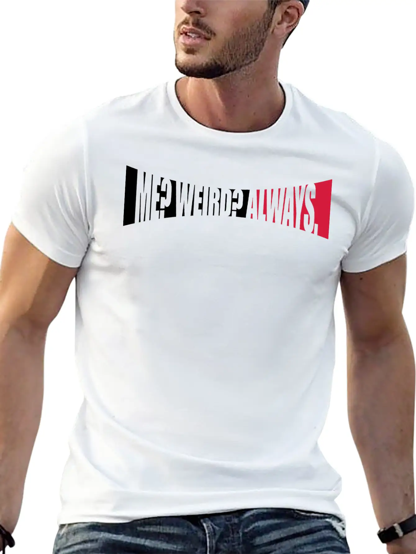 Me Weird Always Essential Unisex Summer Tee – Soft Cotton Casual Fit