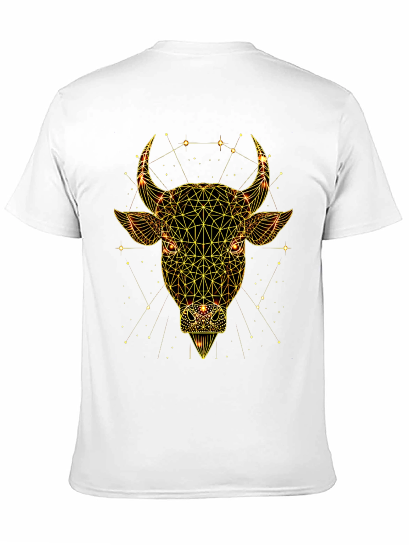 Geometric Bull Graphic Tee