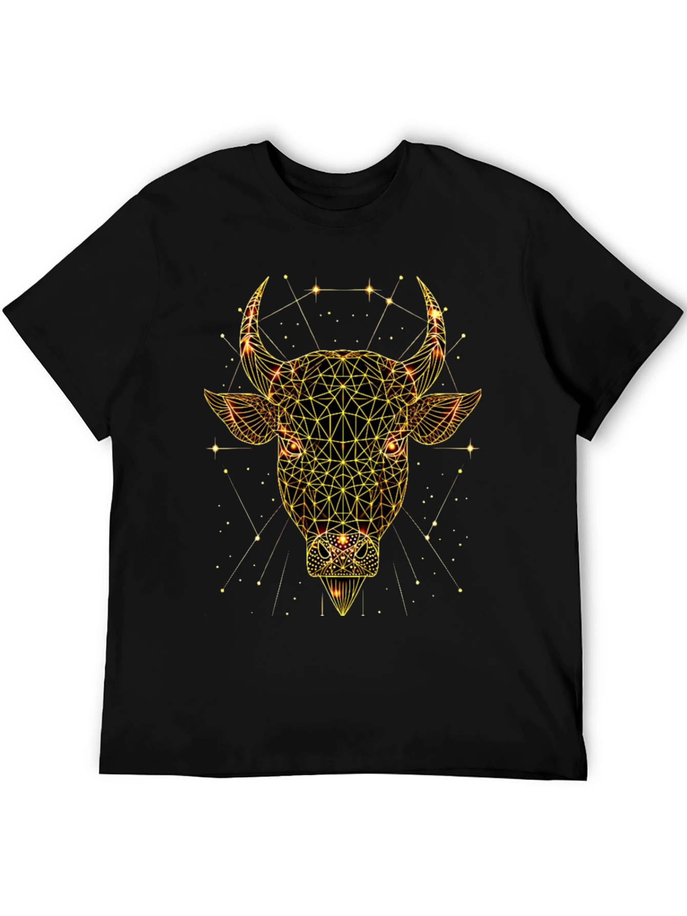 Geometric Bull Graphic Tee