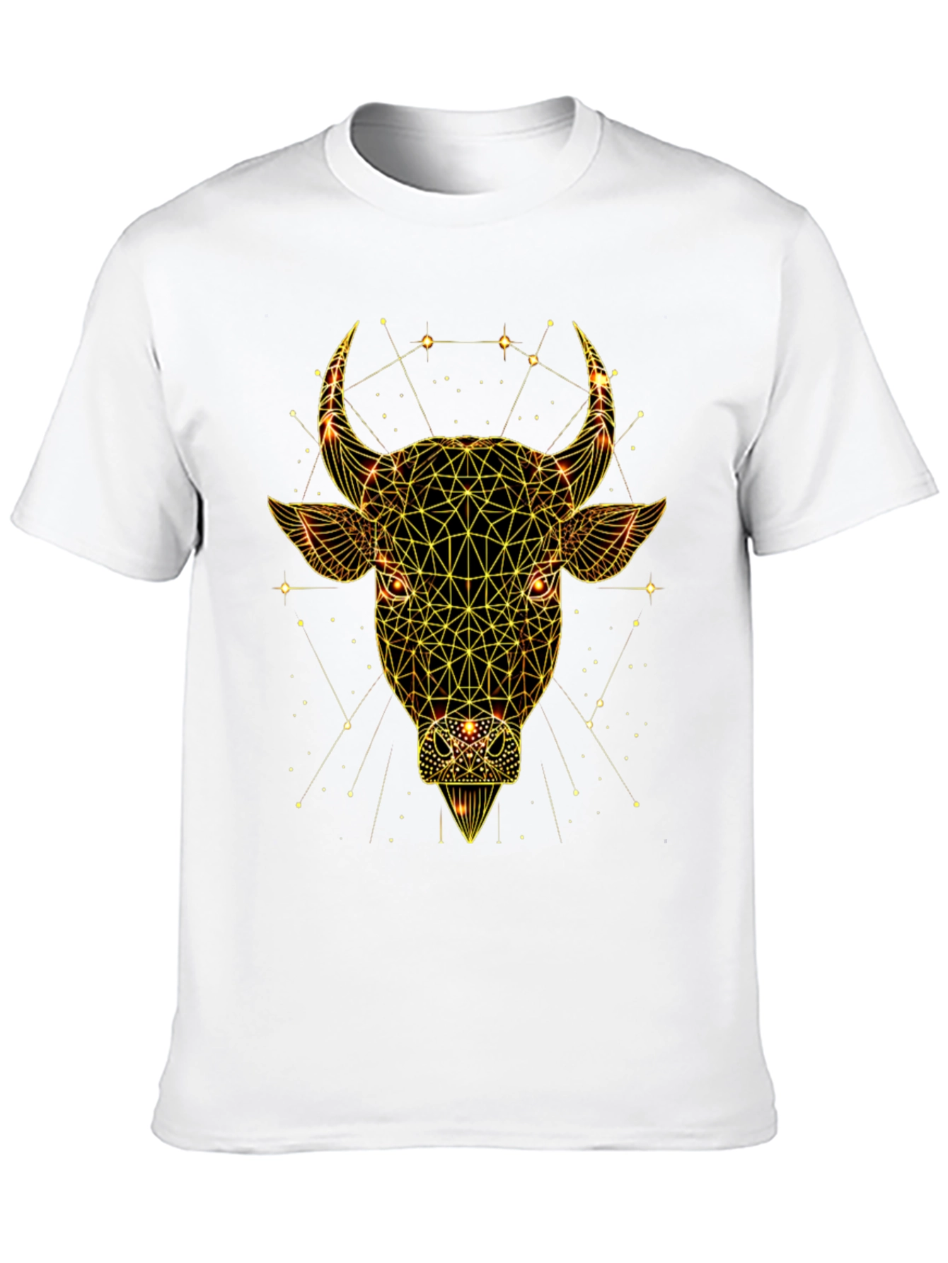 Geometric Bull Graphic Tee