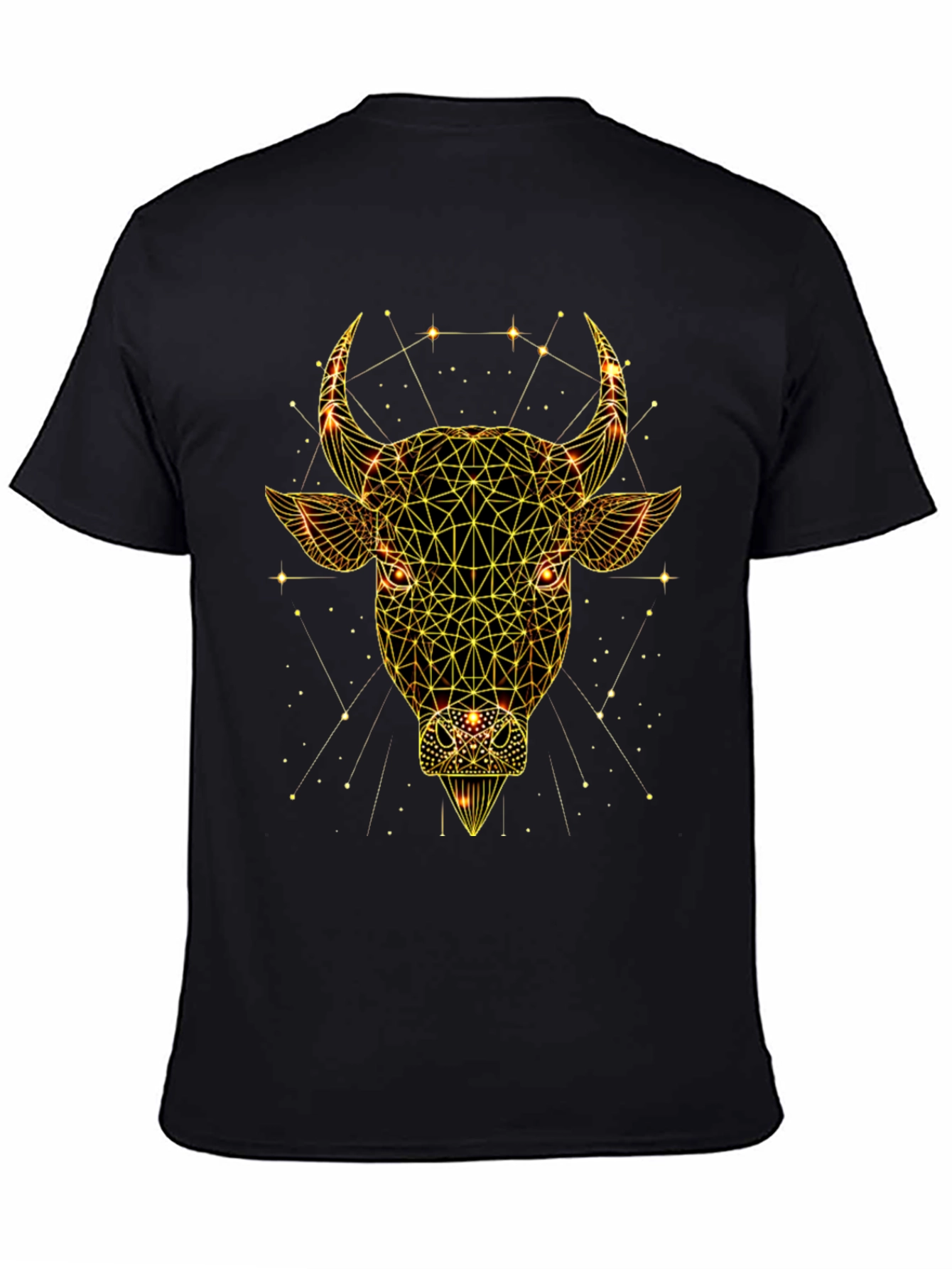 Geometric Bull Graphic Tee