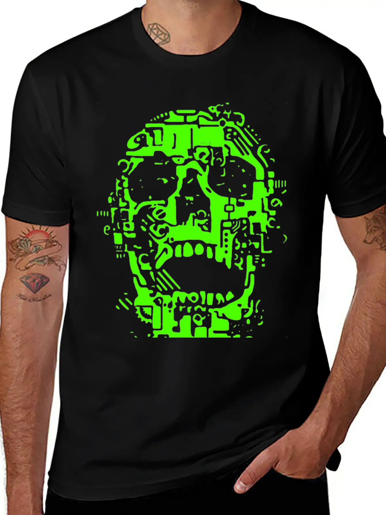 Mech Skull Timeless Short Sleeve Tee – Comfy And Minimalist Design